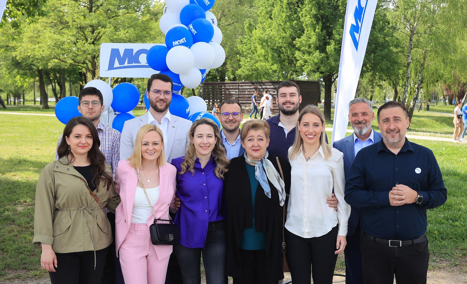 Zagreb: Most predstavio listu za 1. izbornu jedinicu s nositeljicom Marijom Selak Raspudić