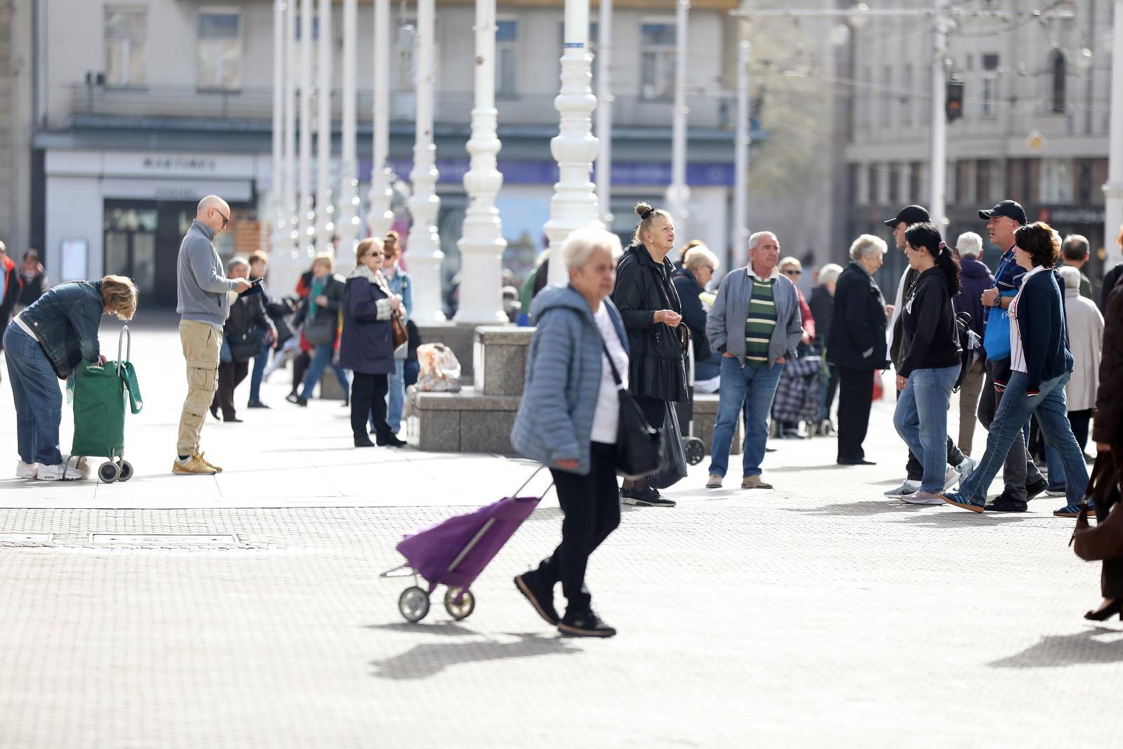 Zagreb, trg bana jelačića