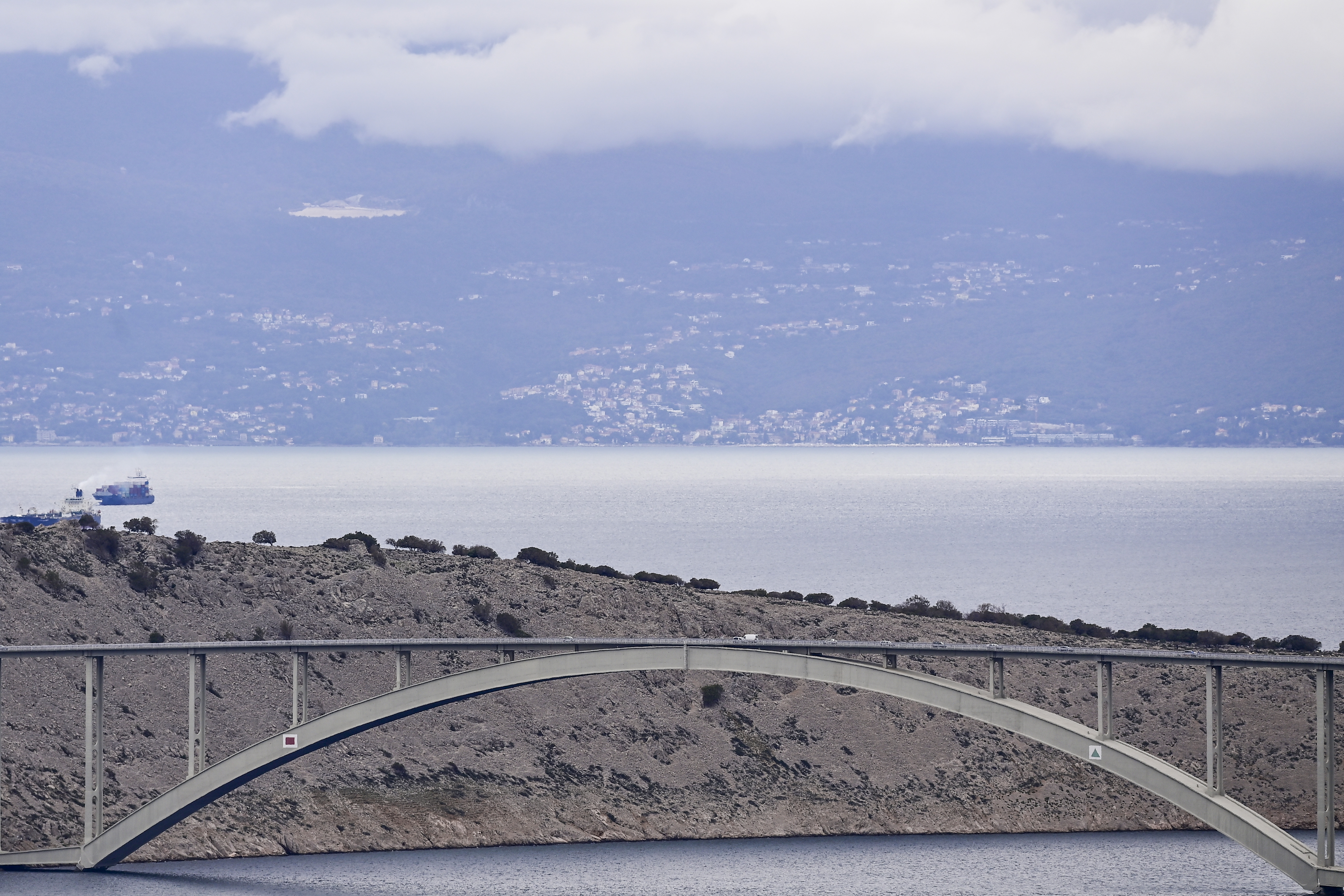 Kišovito i oblačno vrijeme nad Rijekom