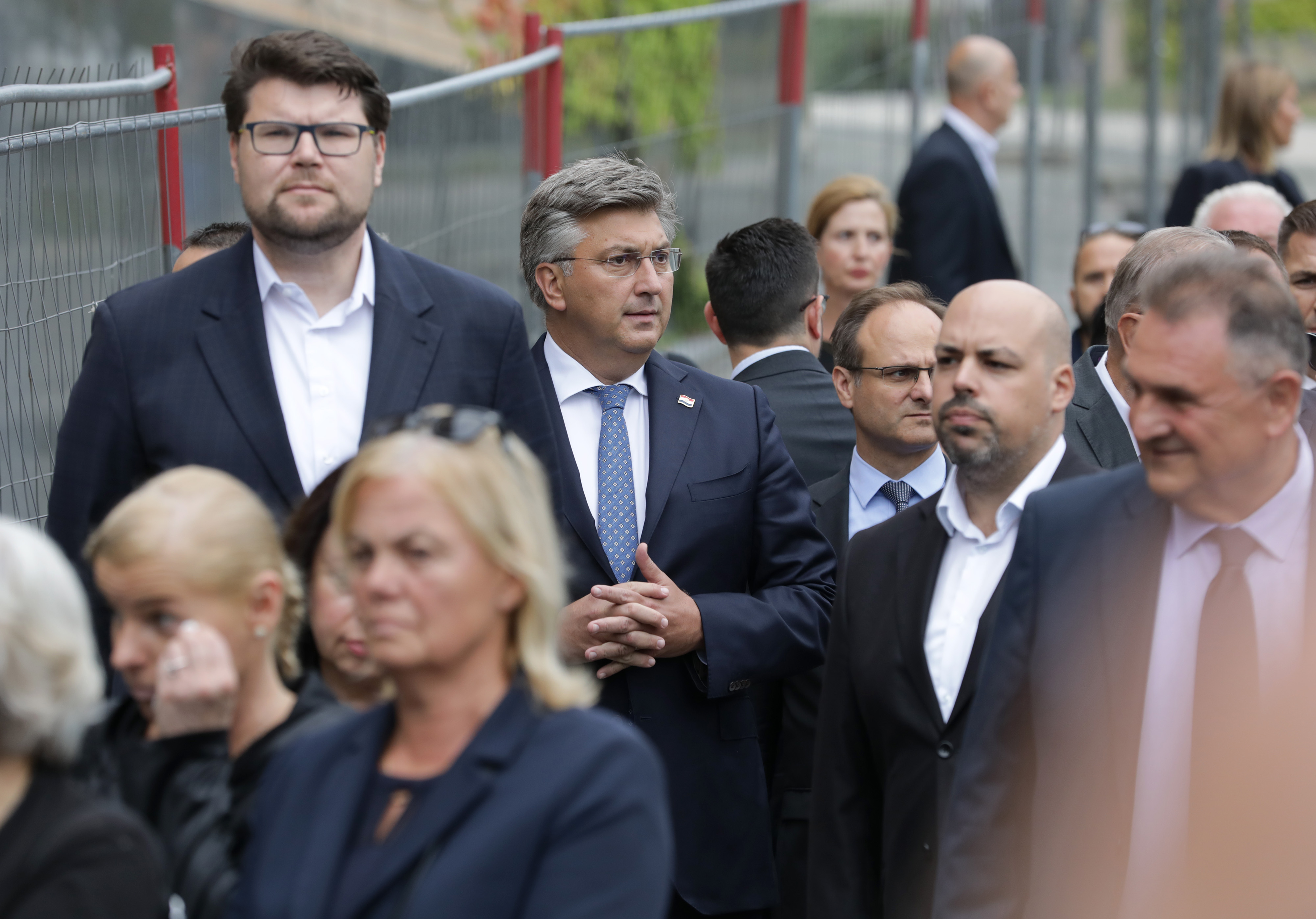 Peđa Grbin i Andrej Plenković