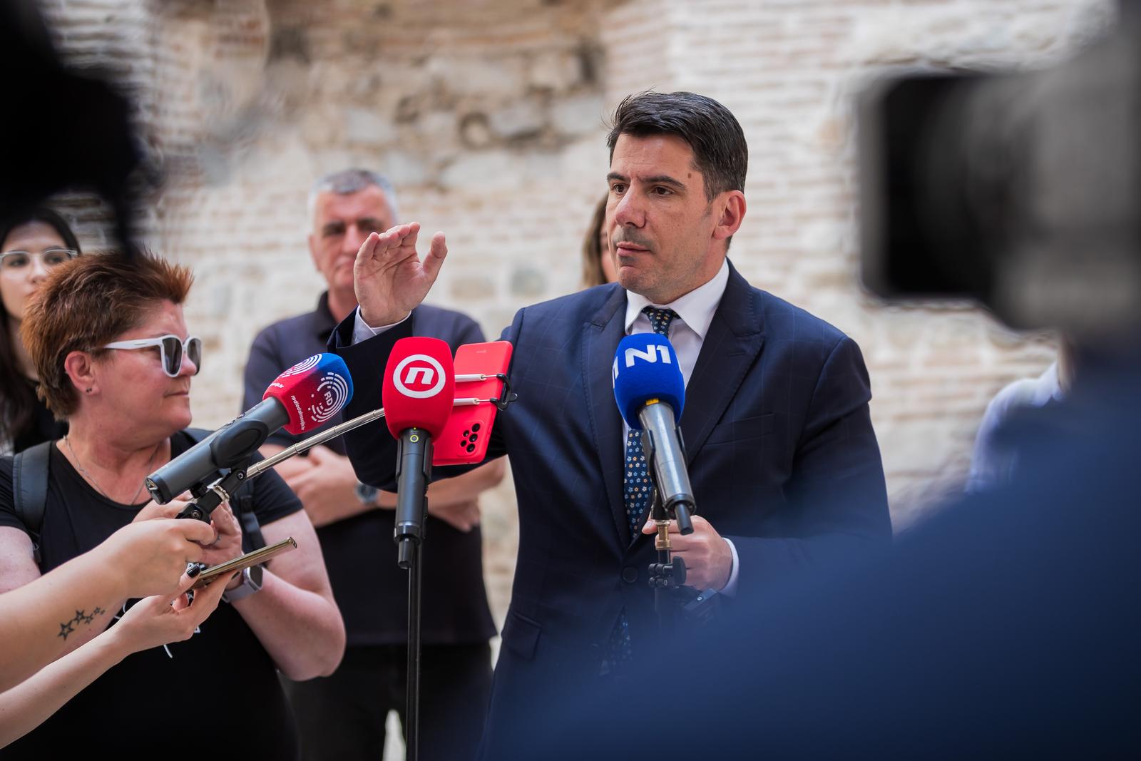 Split: Nikola Grmoja i Miro Bulj održali konferenciju za medije