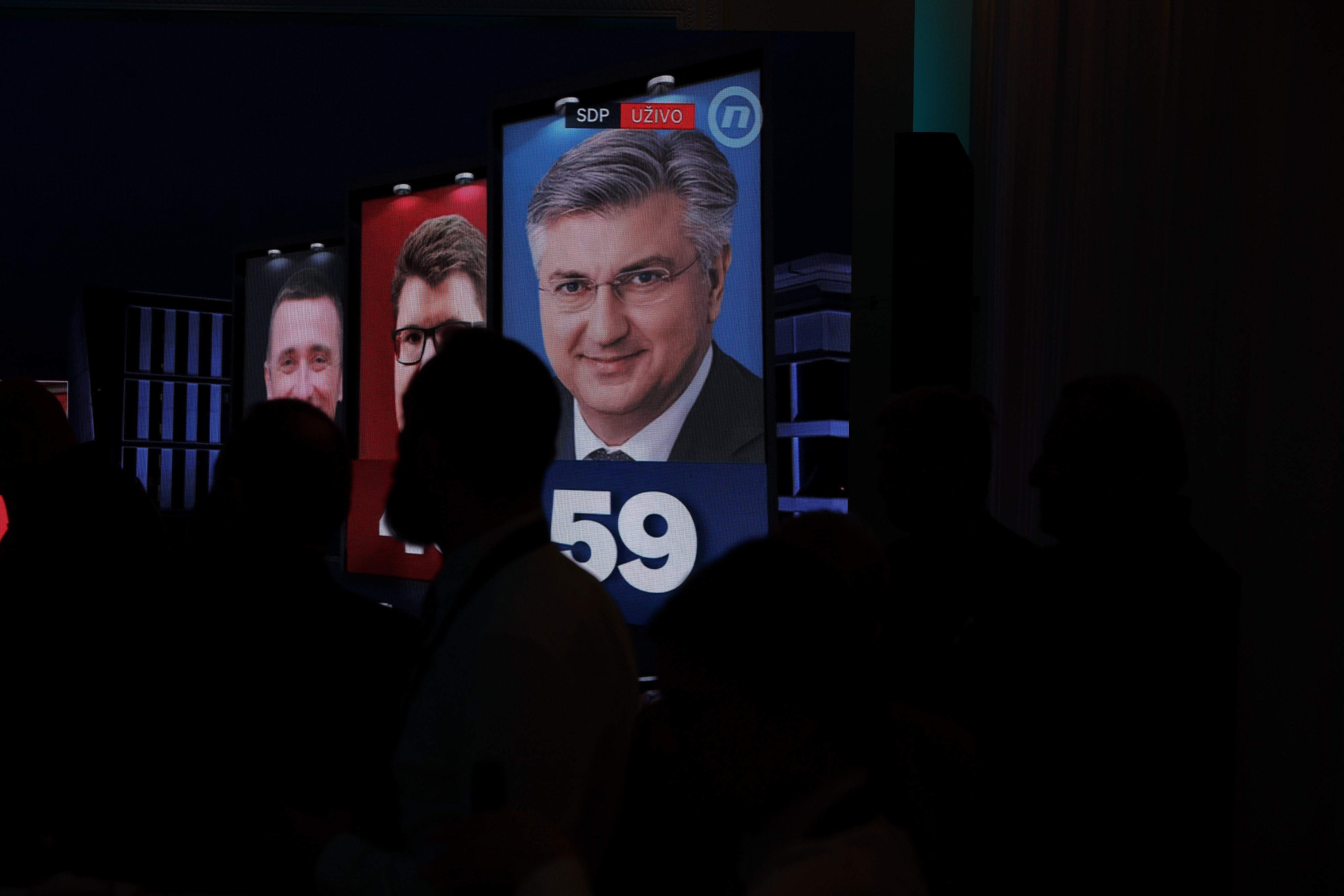 Zagreb: Doček izbornih rezultata u stožeru Fokusa i Republike