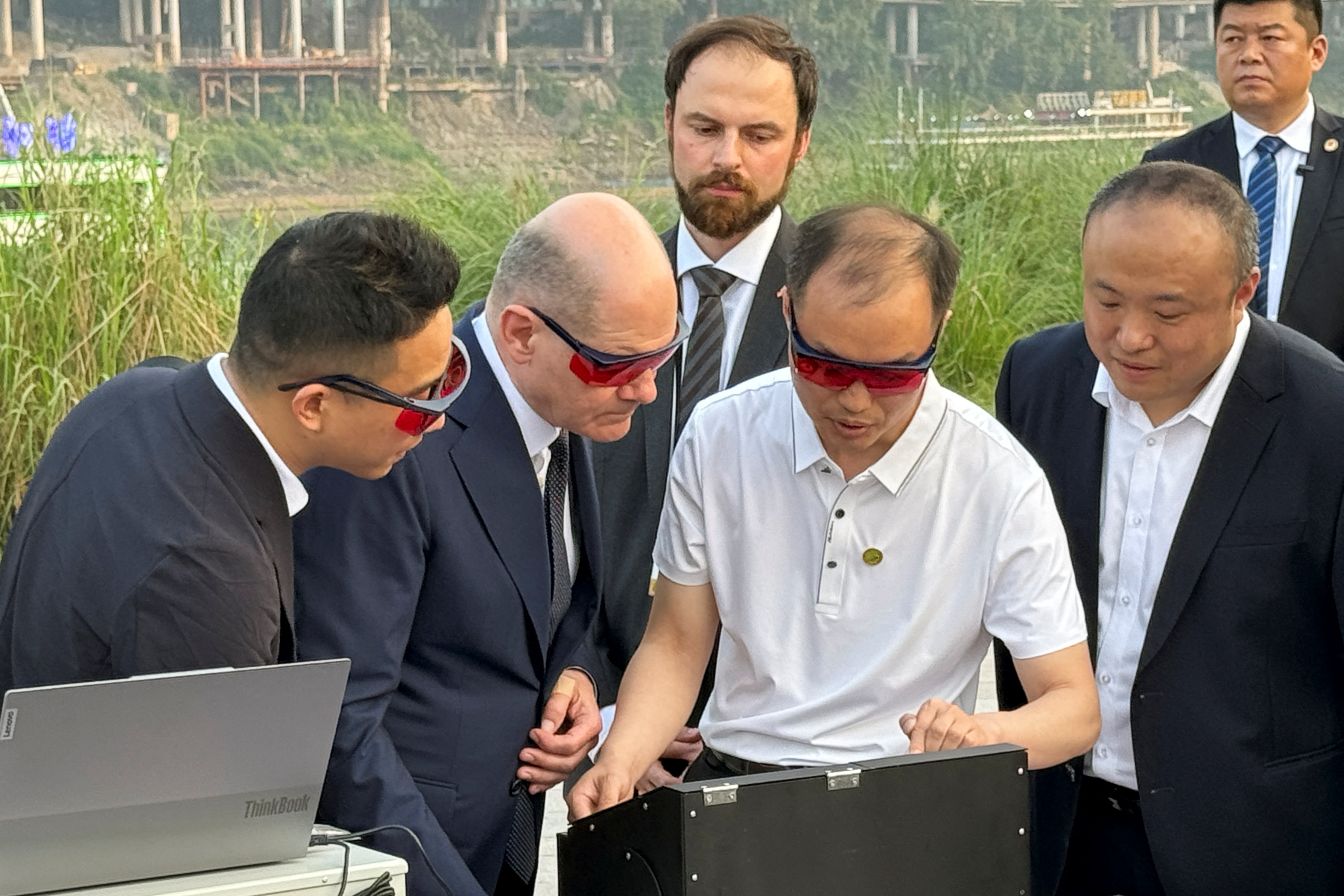 German Chancellor Scholz in China