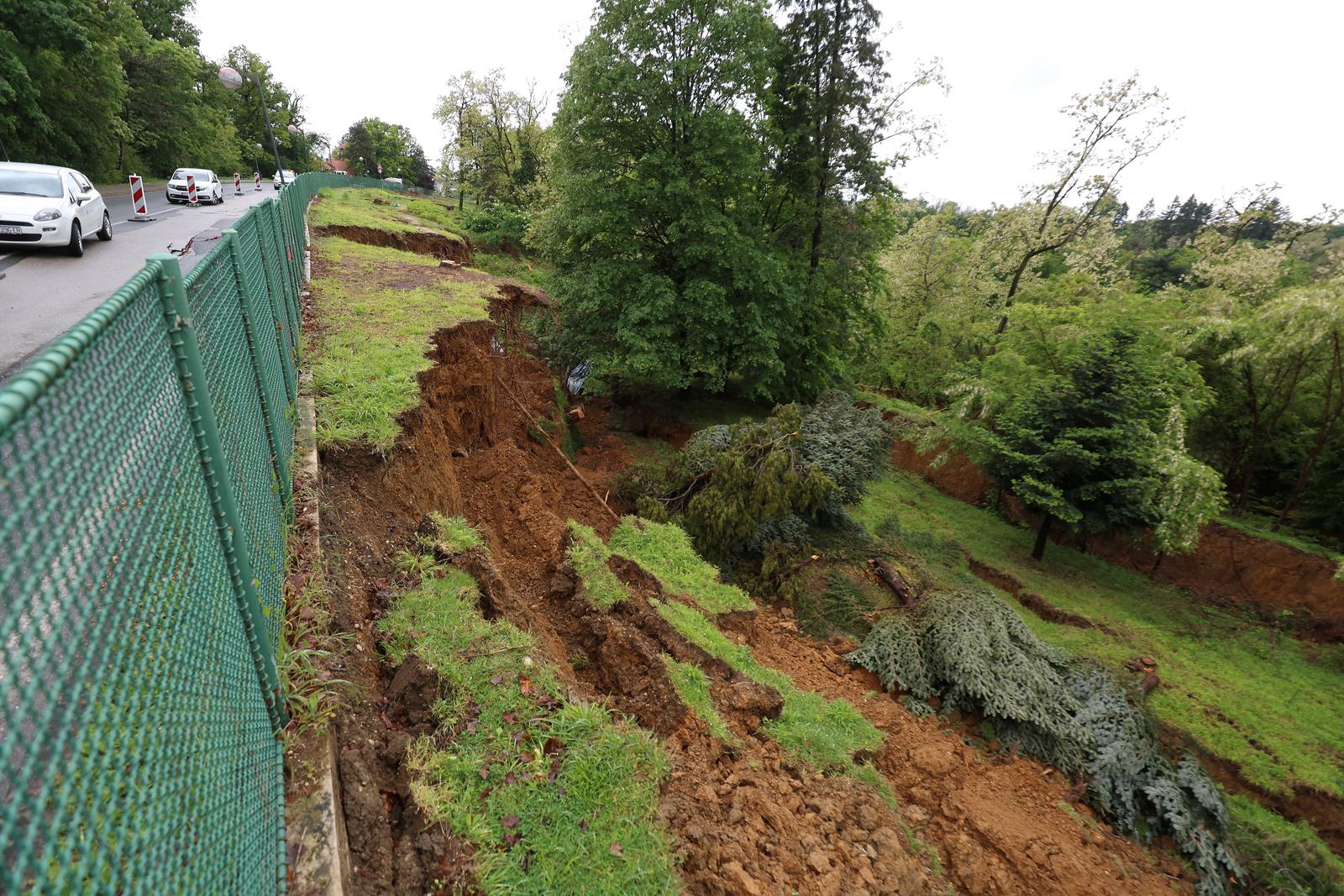 Zagreb: Ponovo se aktiviralo klizište na Pantovčaku