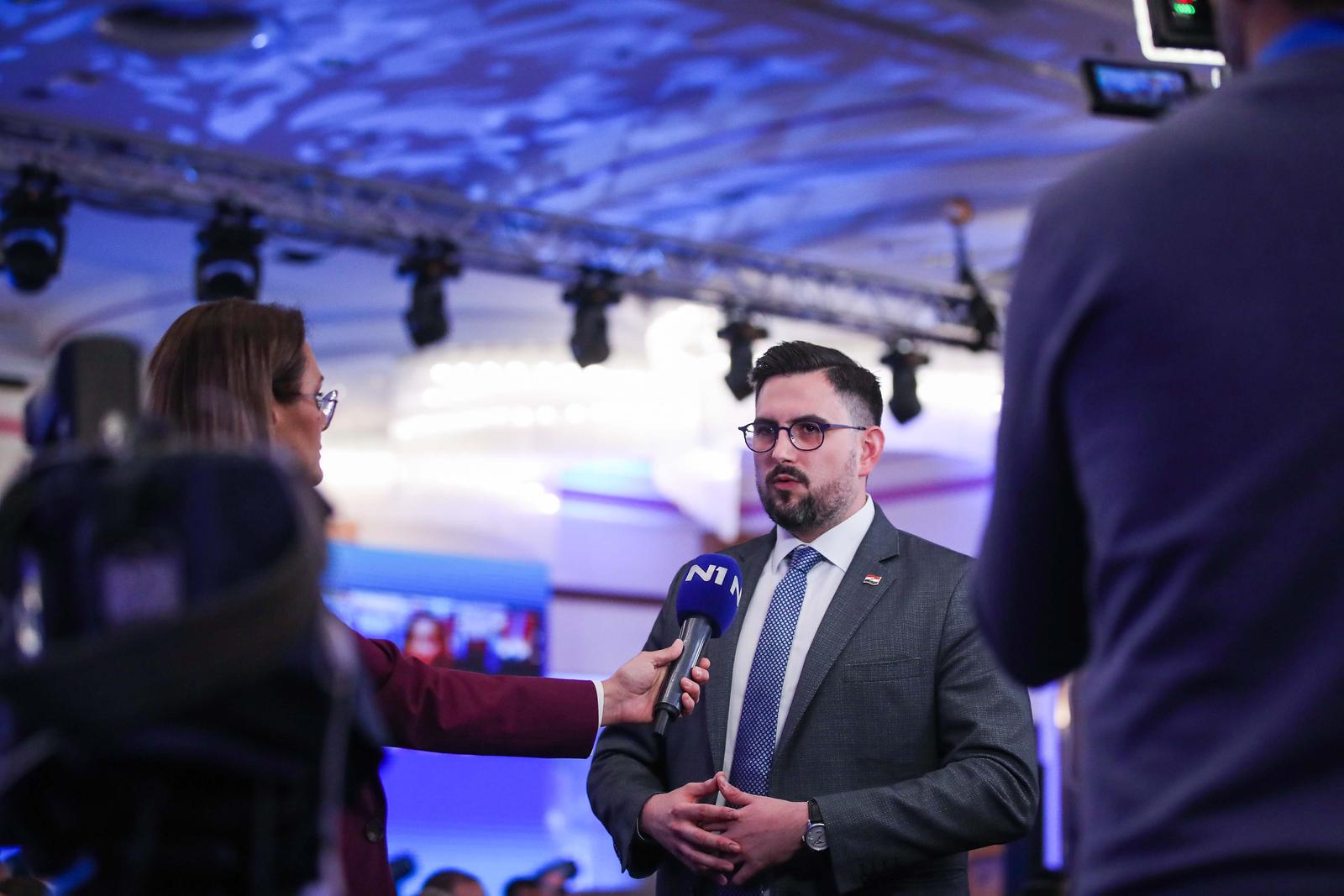 Zagreb: Doček izbornih rezultata u stožeru HDZ-a i partnera