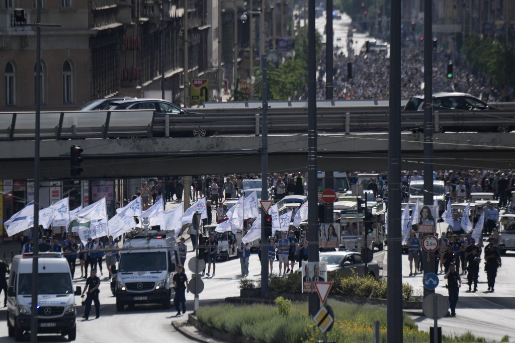 mađarska, prosvjedi