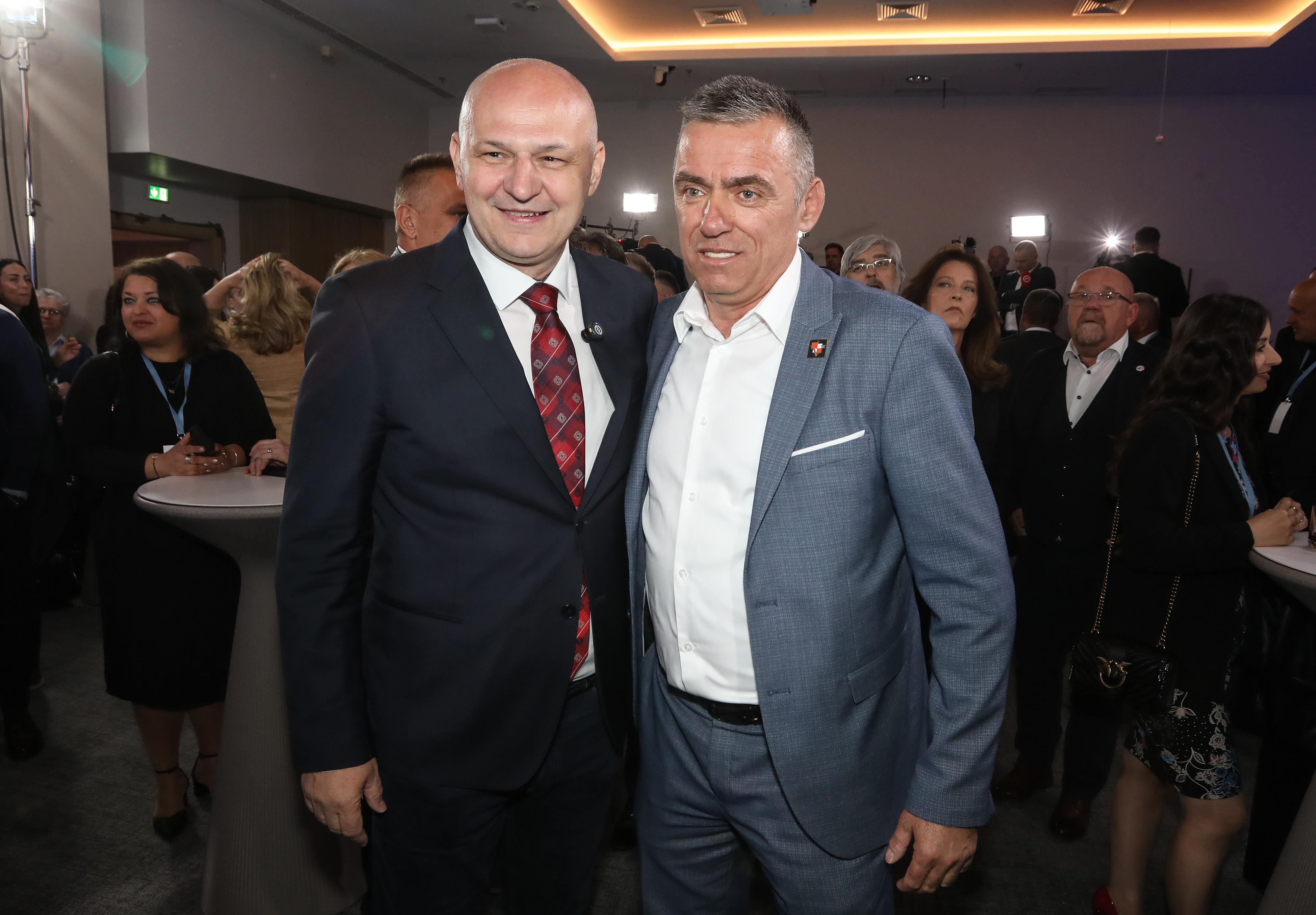 Zagreb: Doček izbornih rezultata u stožeru Domovinskog pokreta i partnera