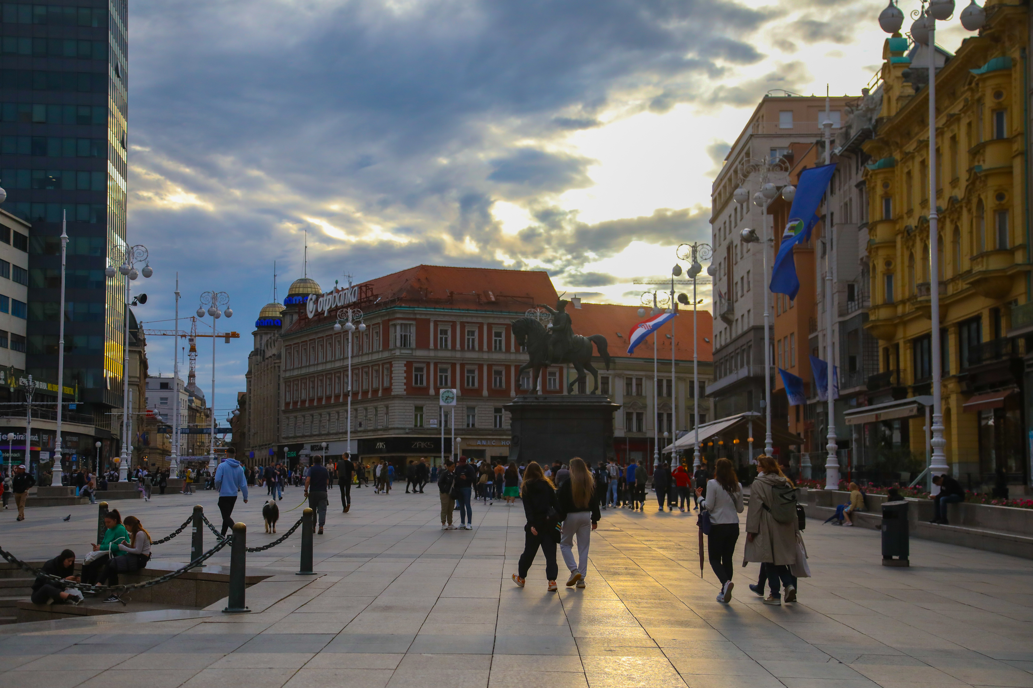 Zagreb: Razvedravanje nakon proloma oblaka