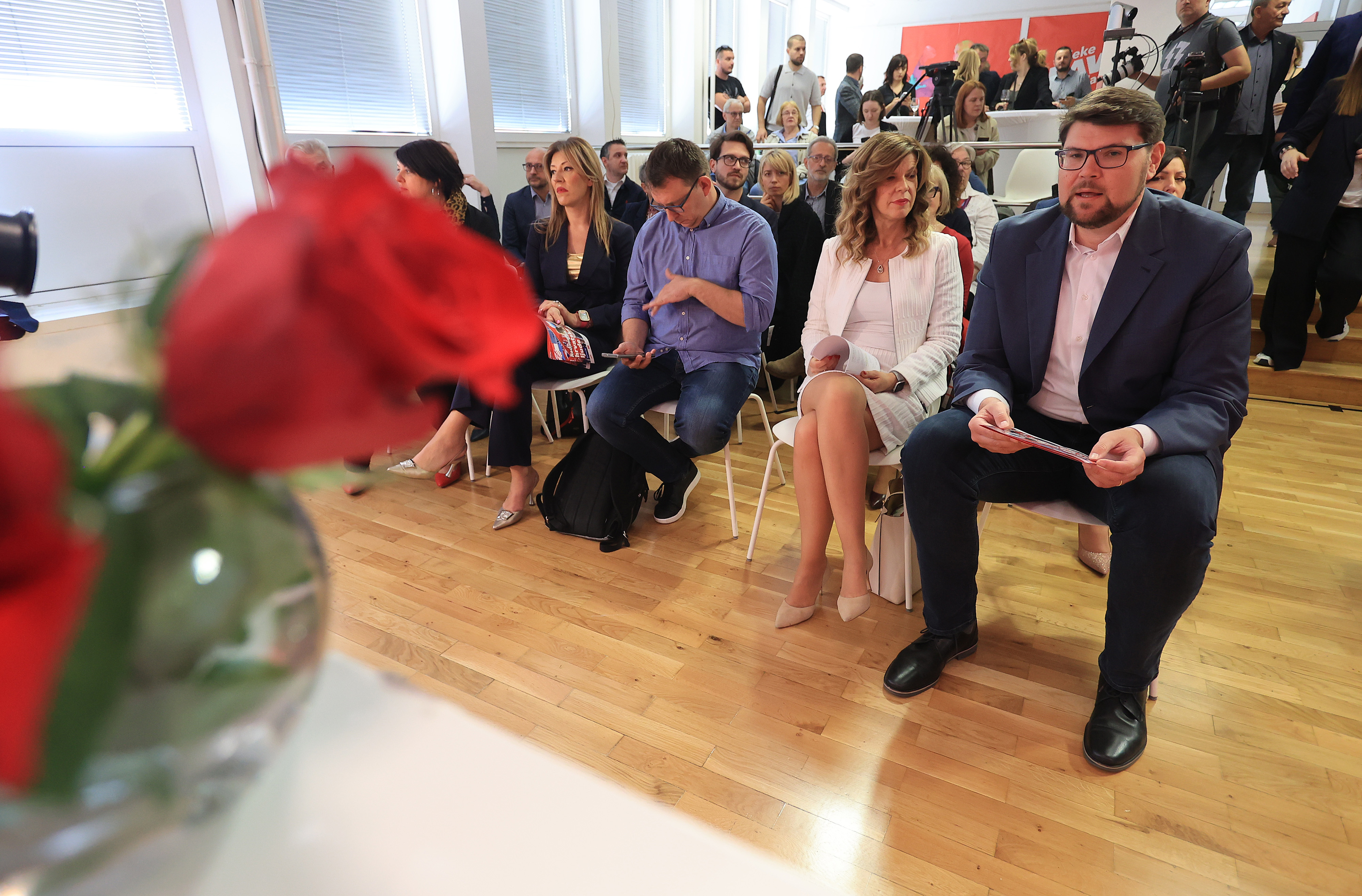 Zagreb: Predstavljanje liste SDP-a za Europski parlament u središnjici stranke