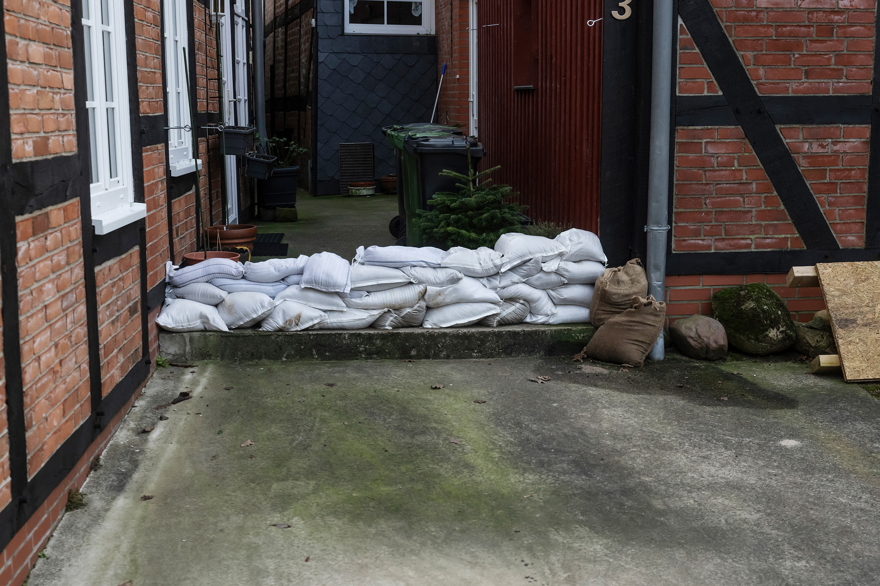 njemačka, nasip, poplava