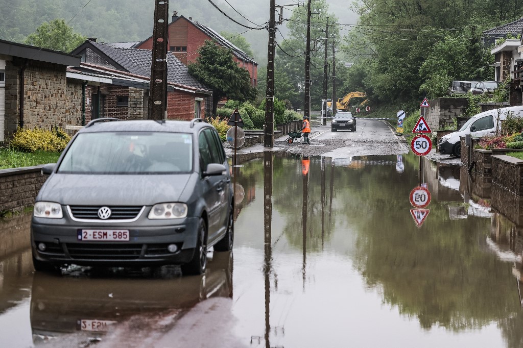 BELGIUM-WEATHER-FLOOD