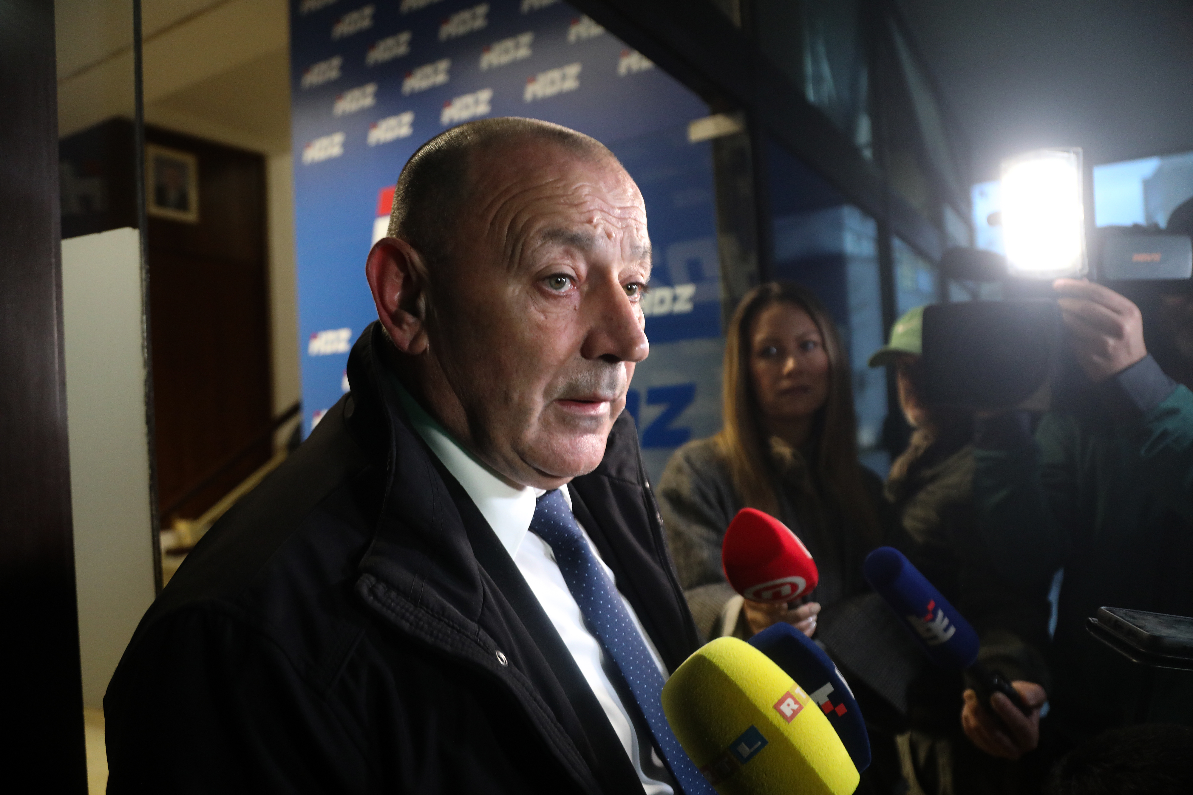 Zagreb: Dolazak članova HDZ-a na sjednicu šireg predsjedništva stranke