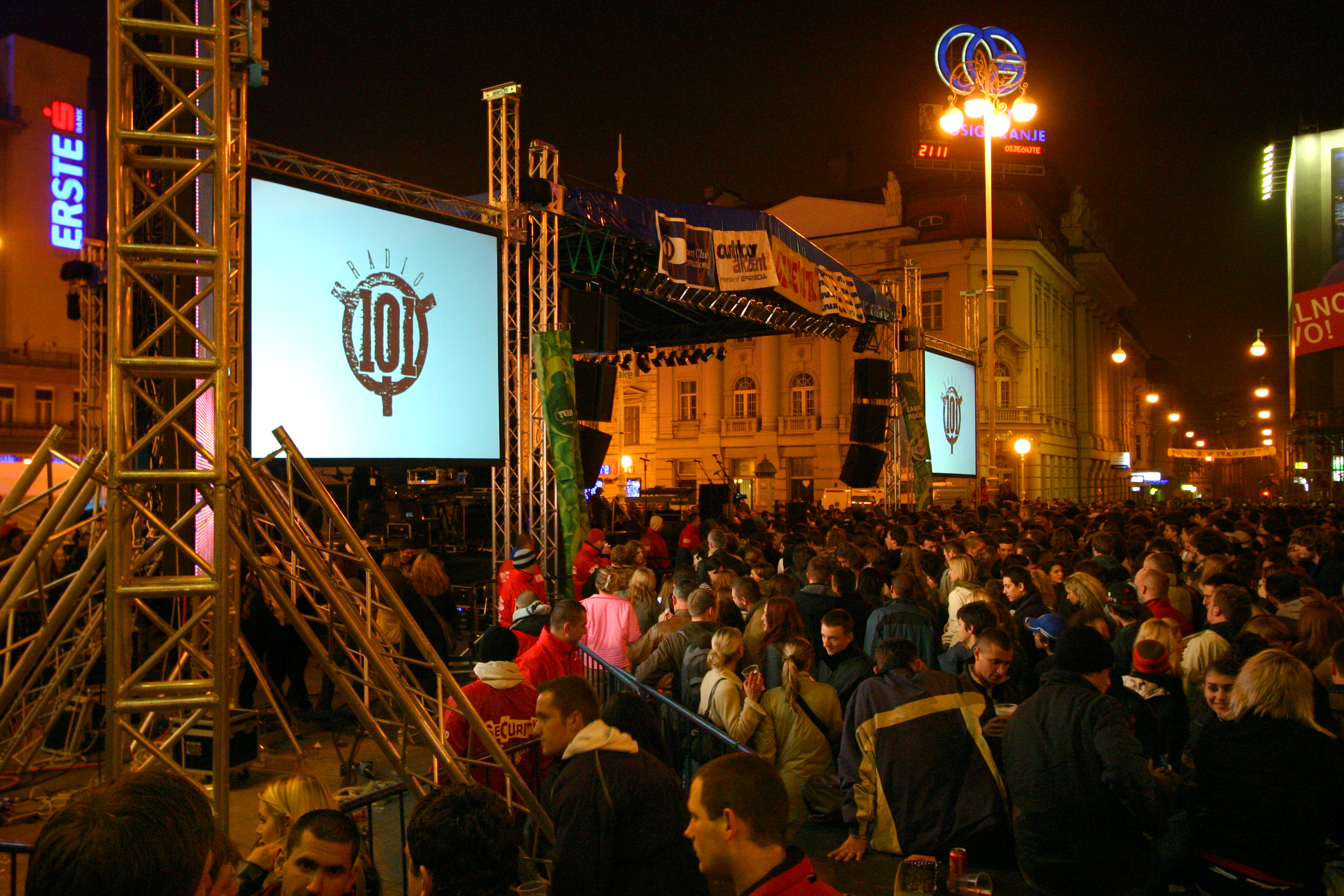 ARHIVA - 2006. Zagreb: Radio 101 proslavio 10. obljetnicu prosvjeda protiv gašenja