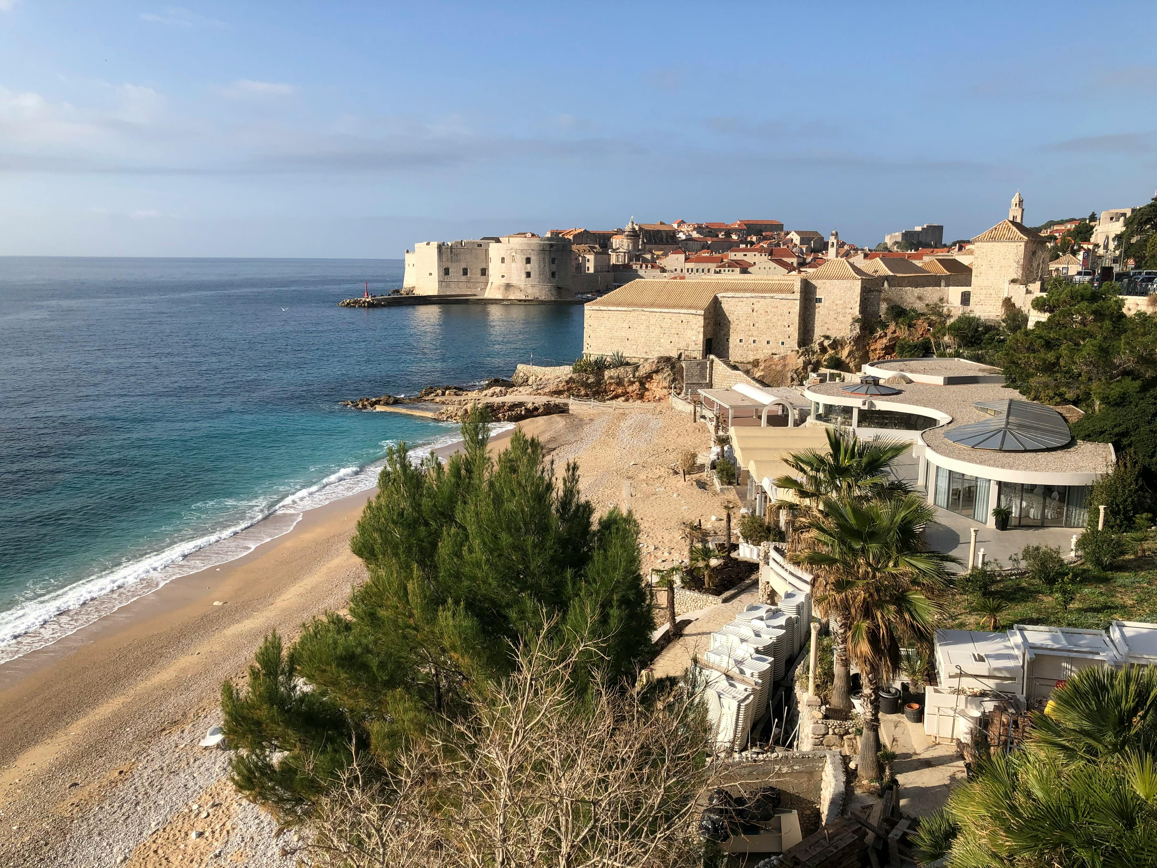 dubrovnik, plaža, obala