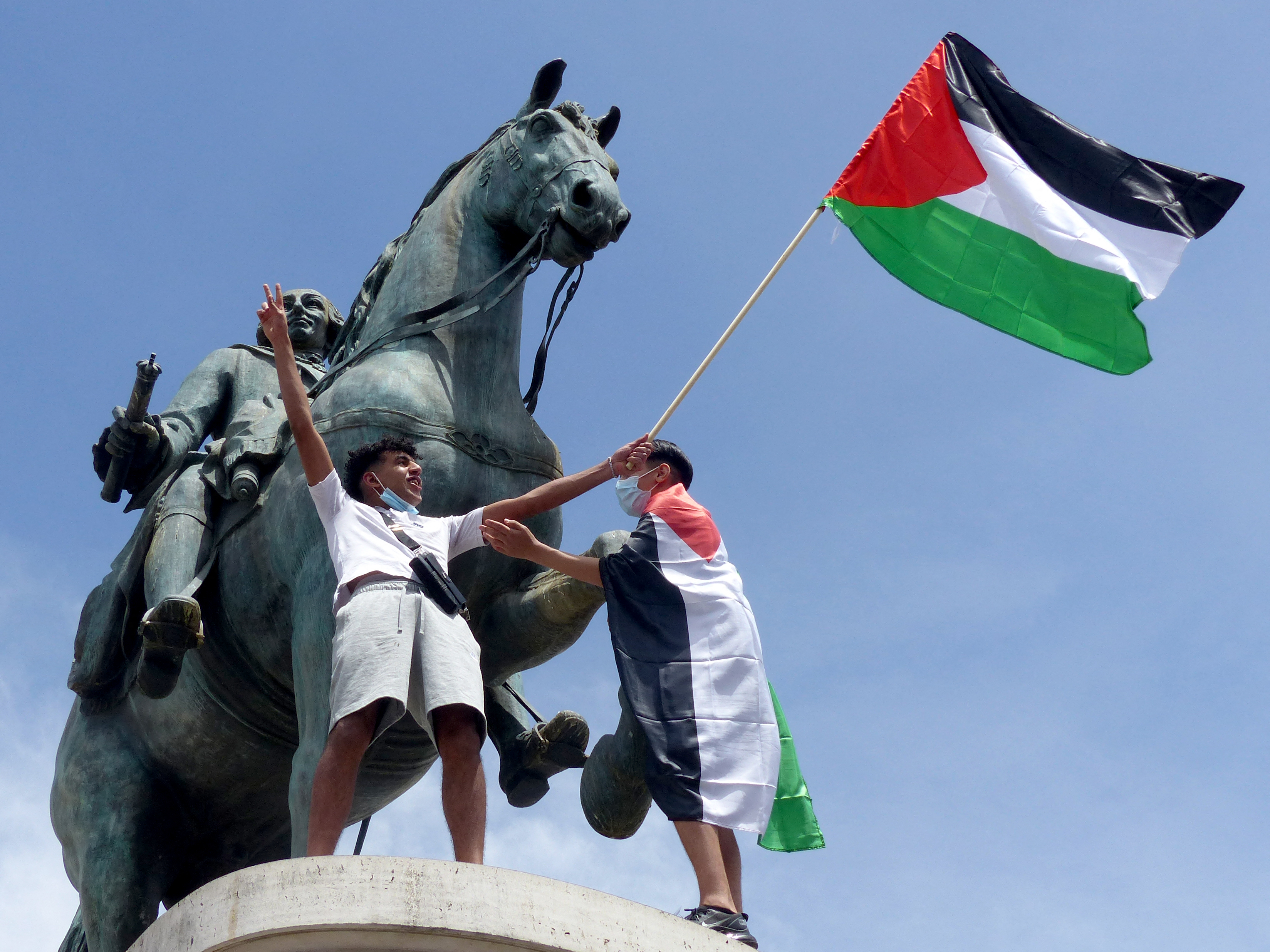 SPAIN-PALESTINIAN-ISRAEL-CONFLICT-DEMO