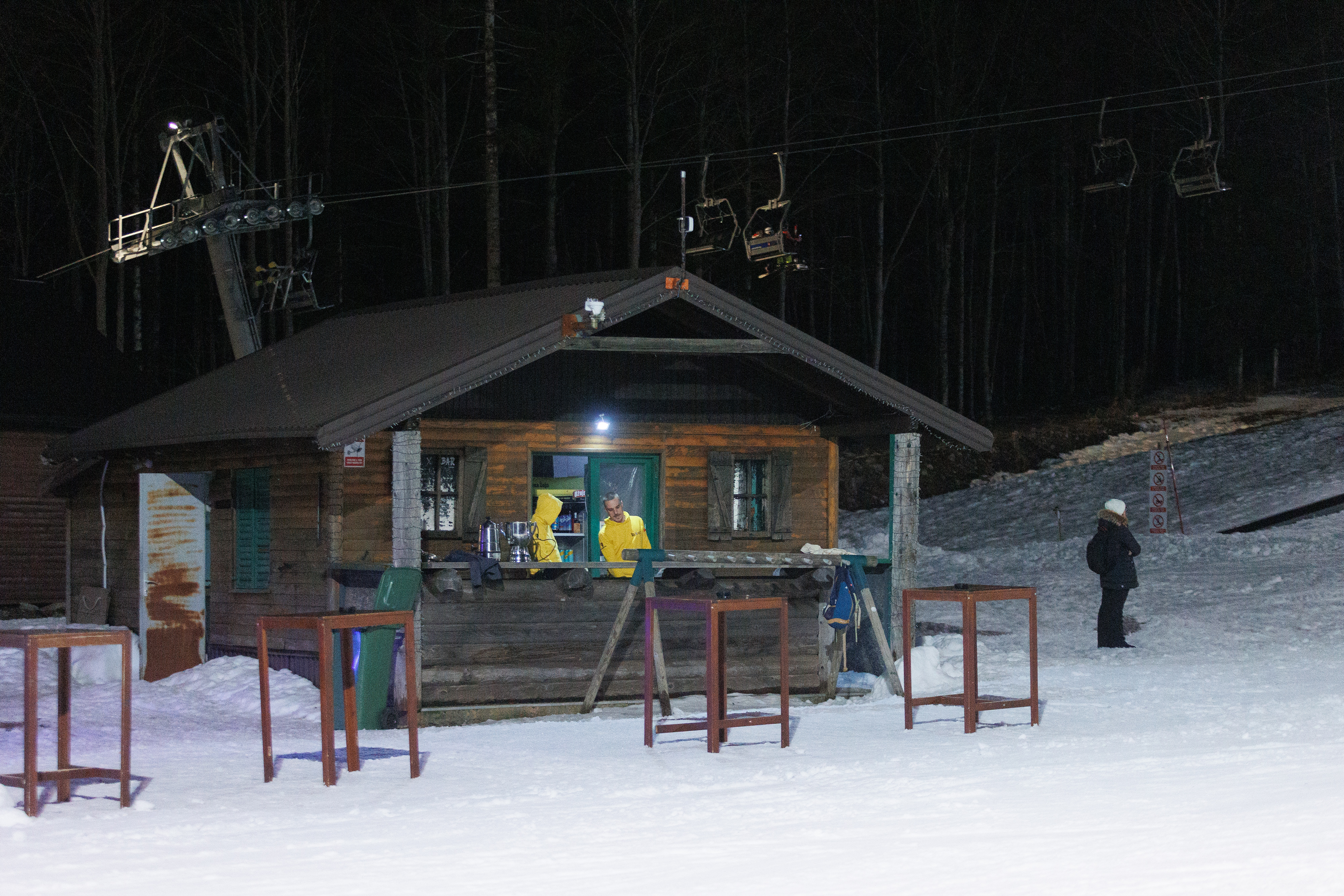 Noćno skijanje na Platku