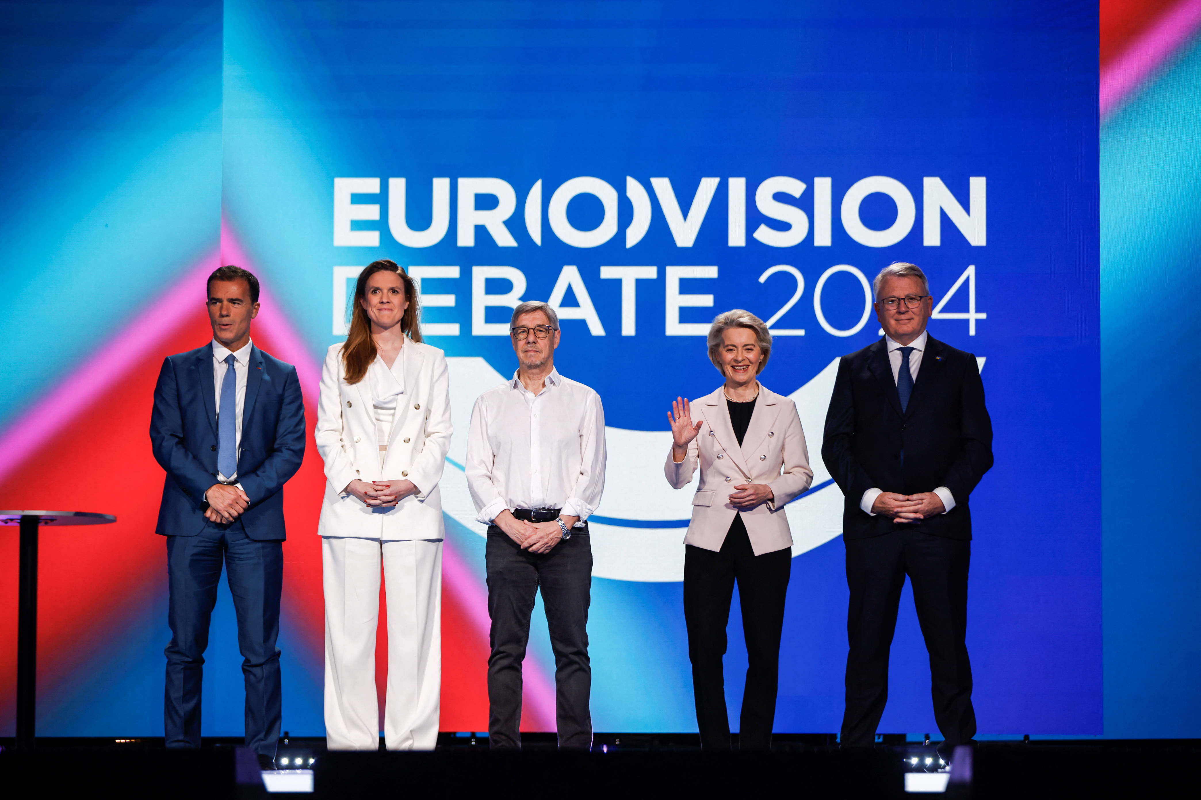 Lead candidates hold debate ahead of EU elections, Brussels