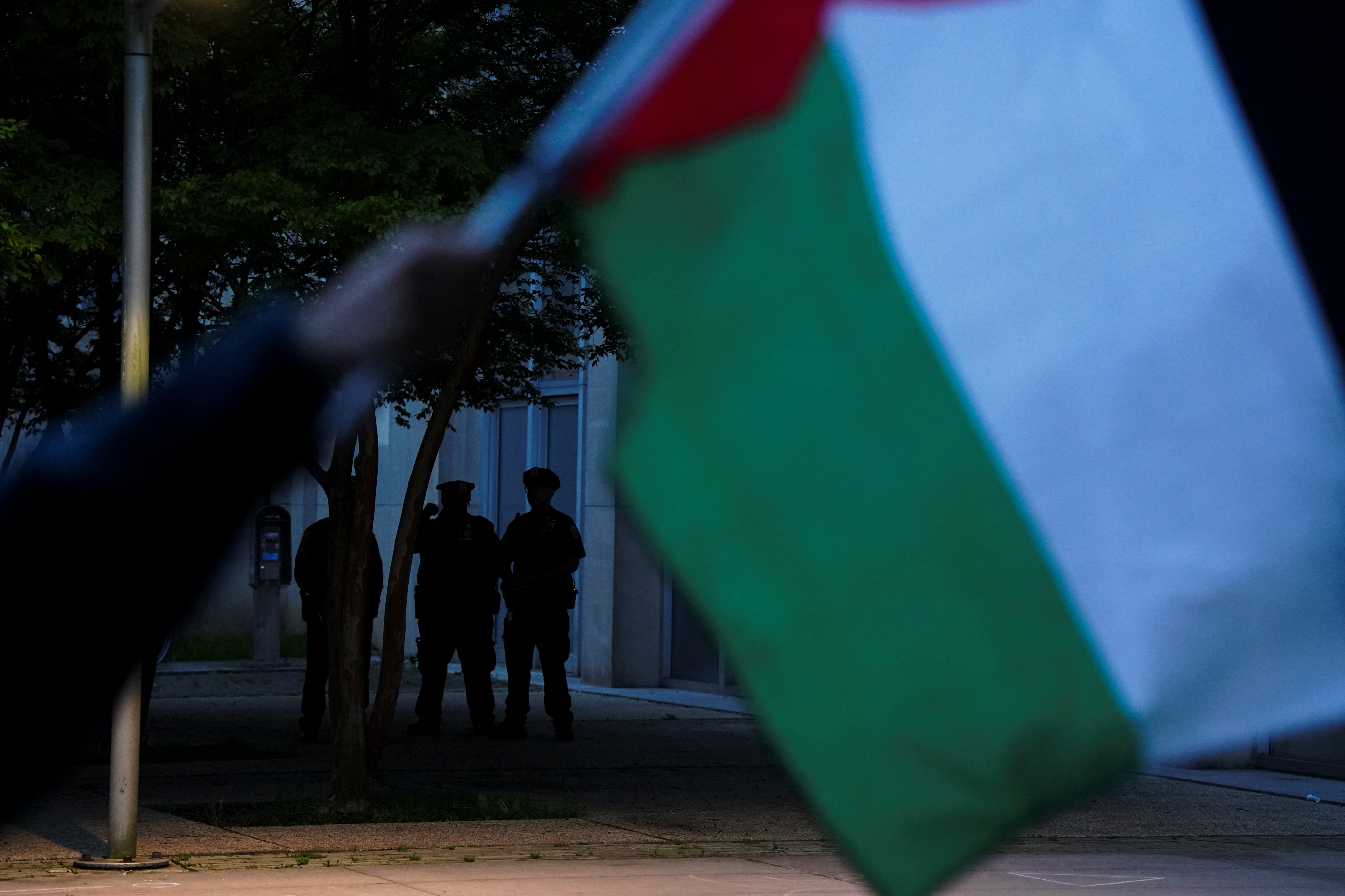 Pro-Palestinian protests at 2024 Queens Museum Gala