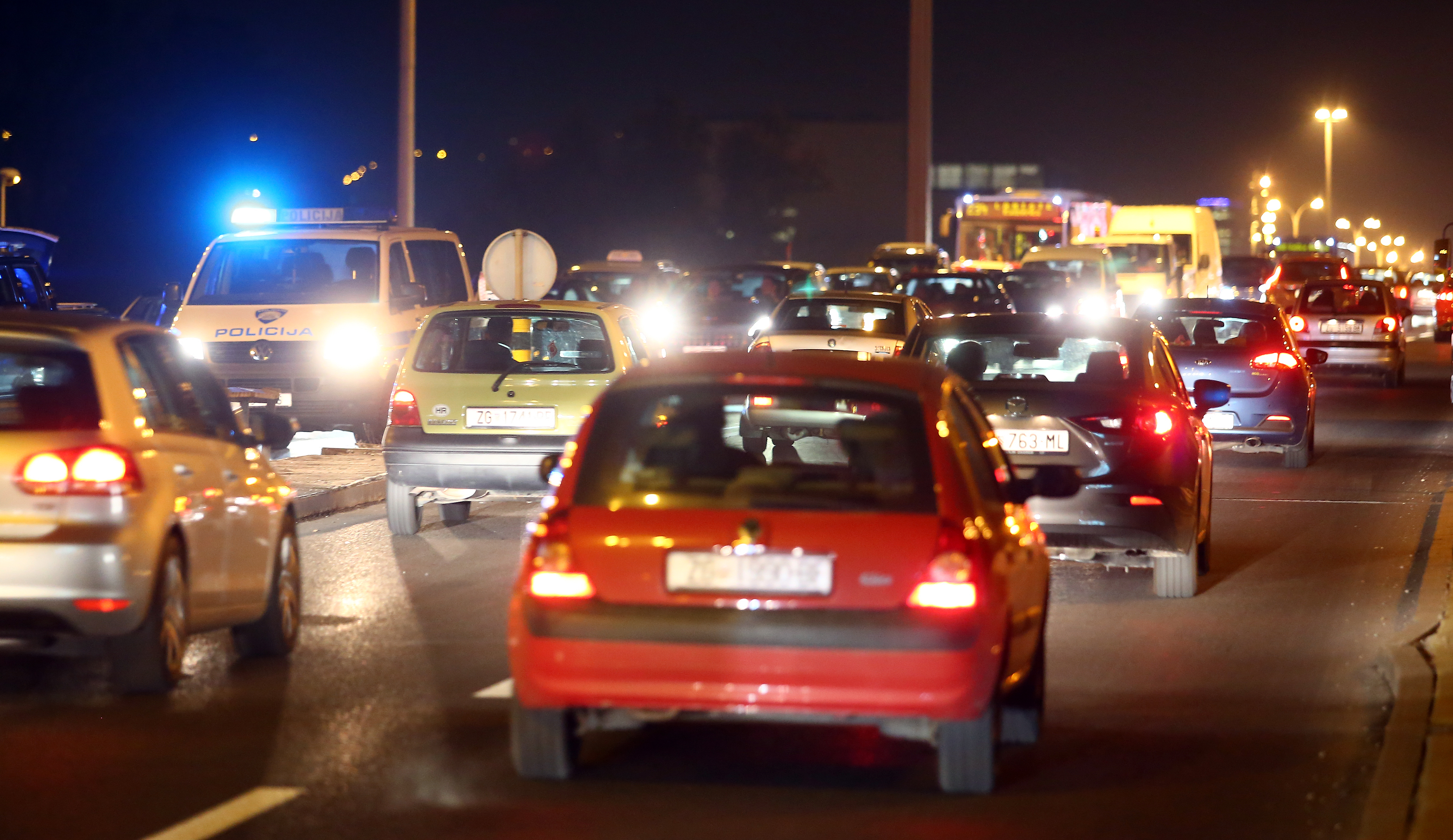 Zagreb: Prometna nesre?a na Mostu slobode