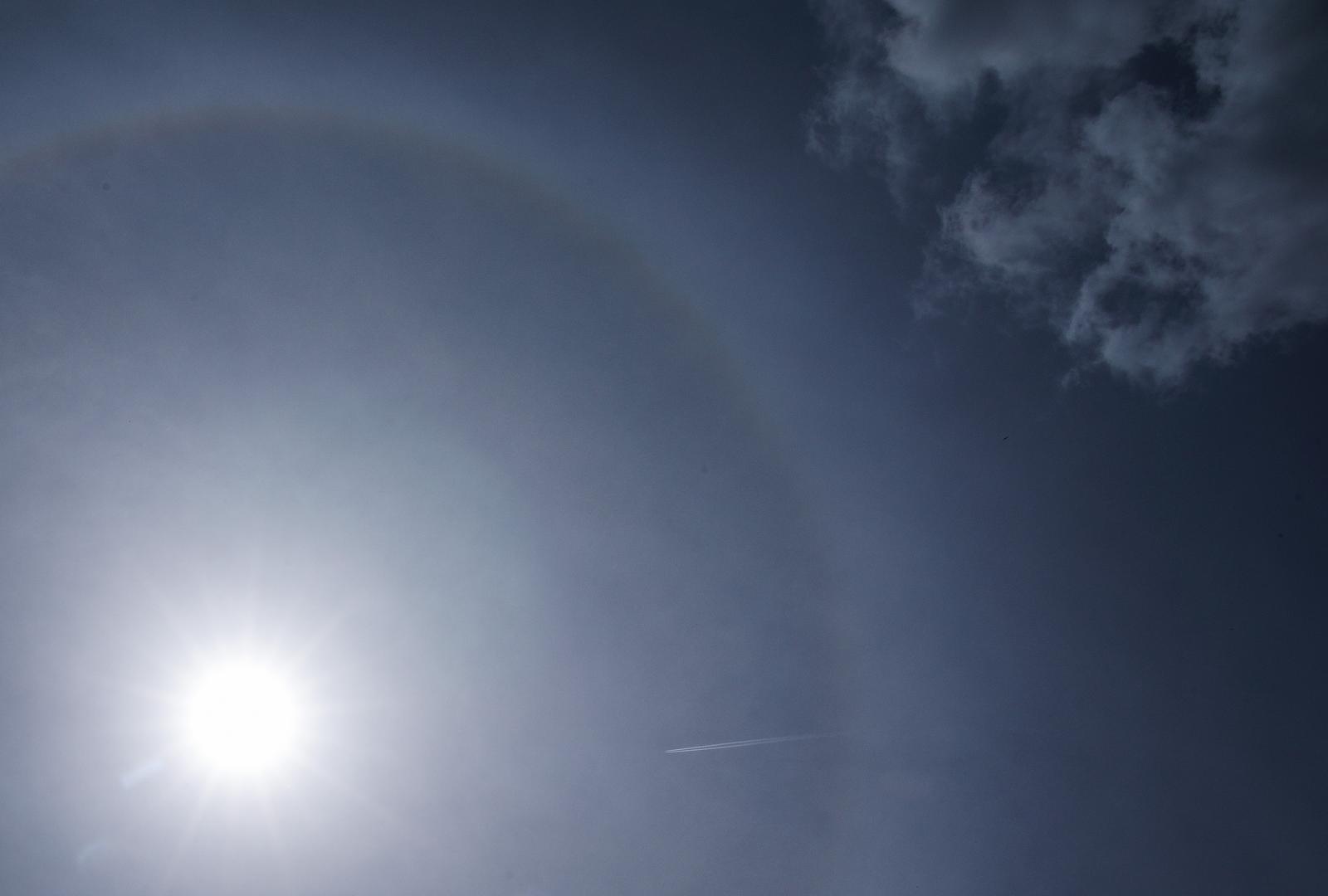 Halo oko Sunca vidljiv je iz Zagreba