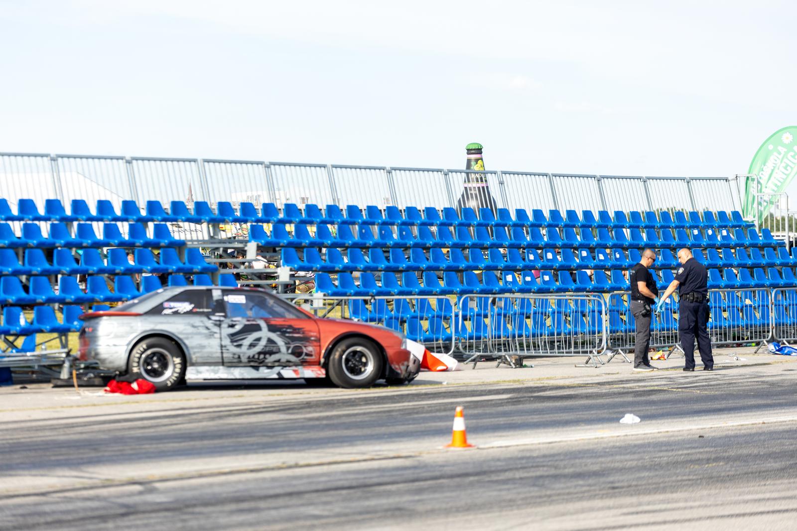 Nesreća na 31. izdanju osječkog Street race-a, natjecatelj se automobilom zabio u tribinu
