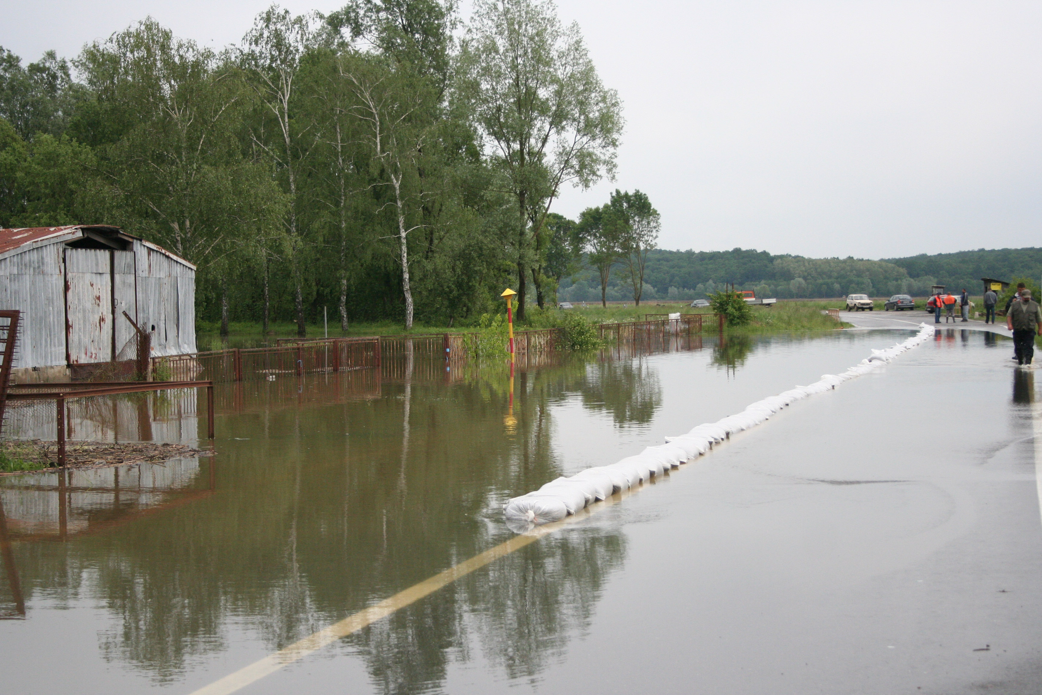 Bjelovar: Izlila se Ilova, zatvorena cesta Bjalovar - Daruvar