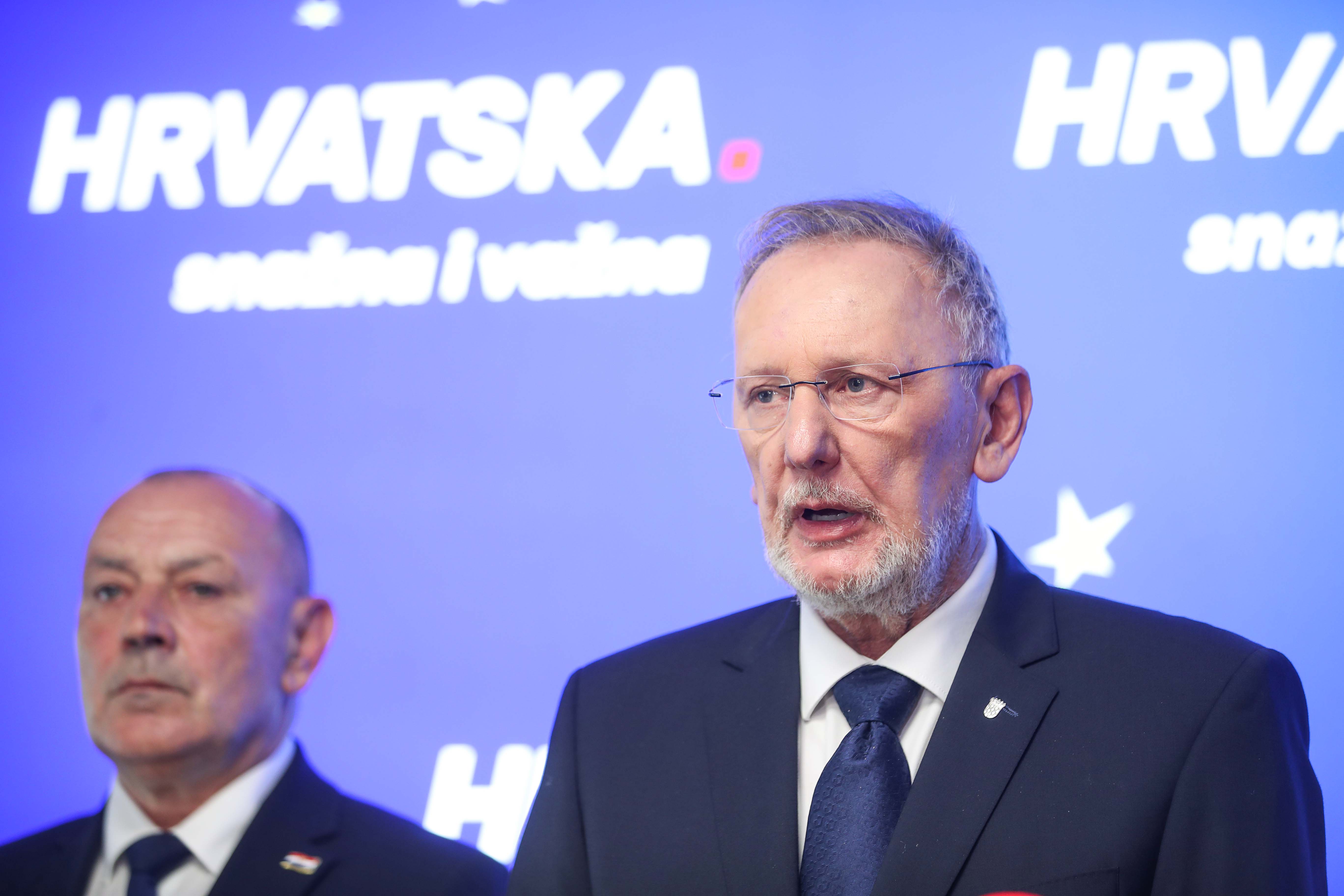 Zagreb: Konferencija za medije Tome Medveda i Davora Božinovića o nadolazećim izborima za Europski parlament