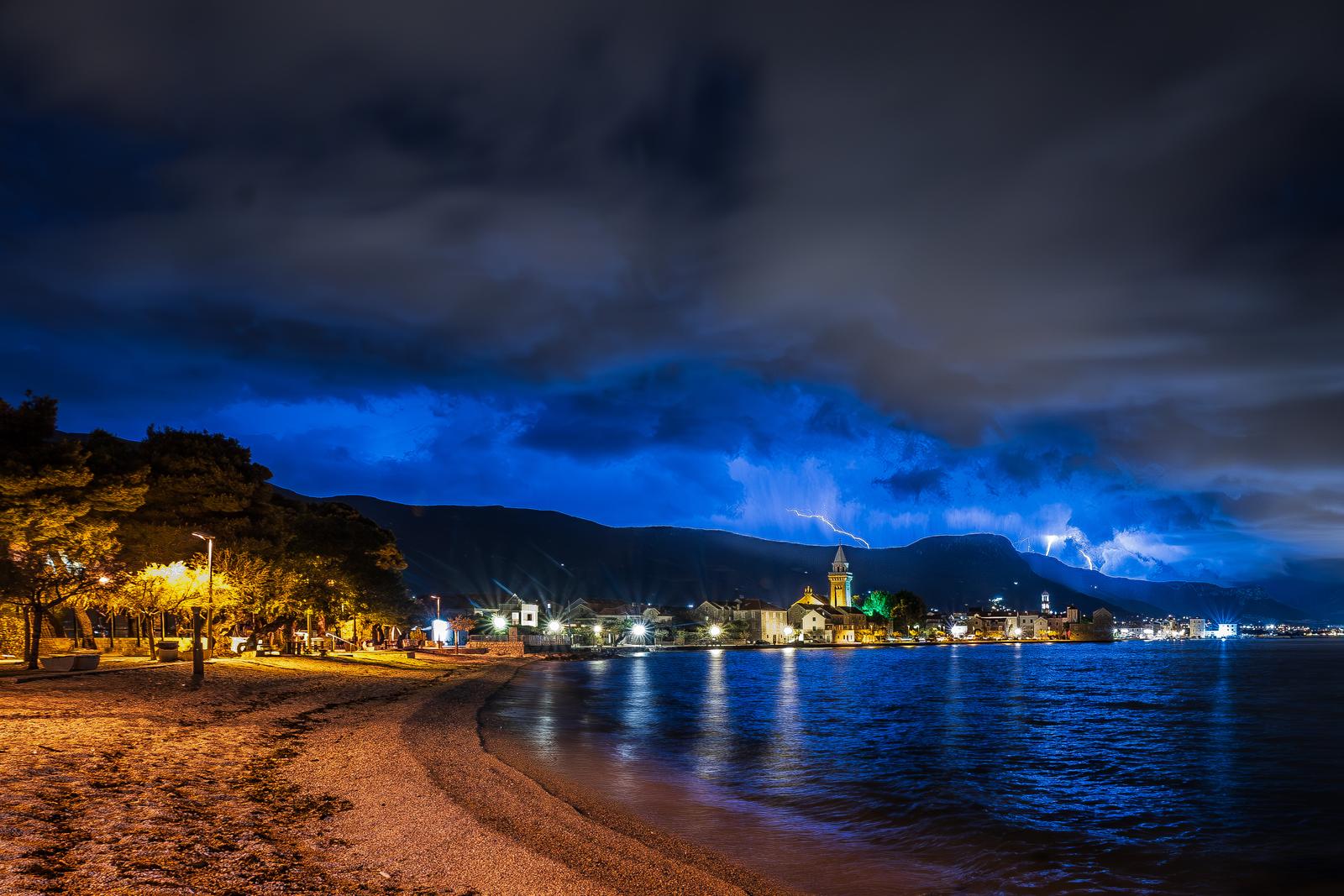 Pogled na olujni oblak iznad Kozjaka