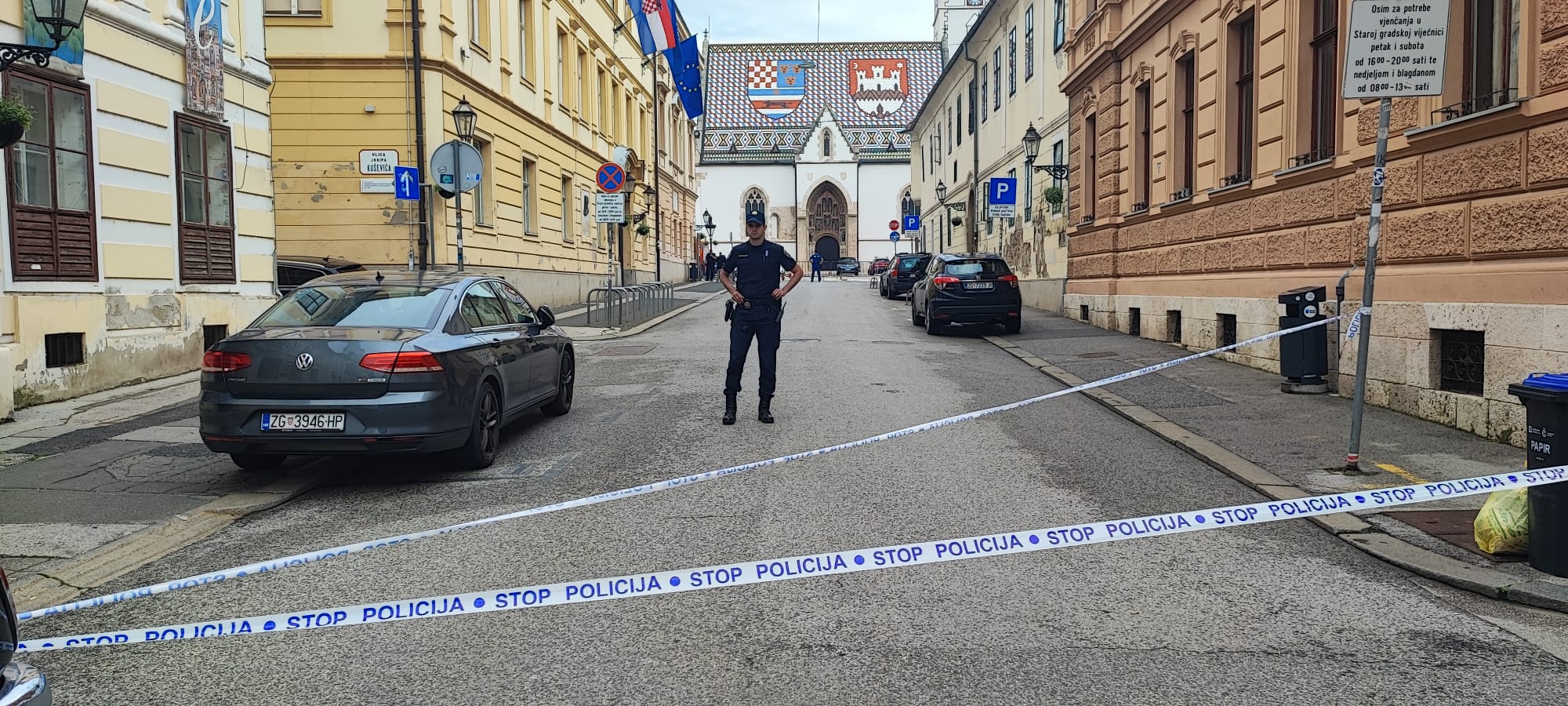 policija, markov trg