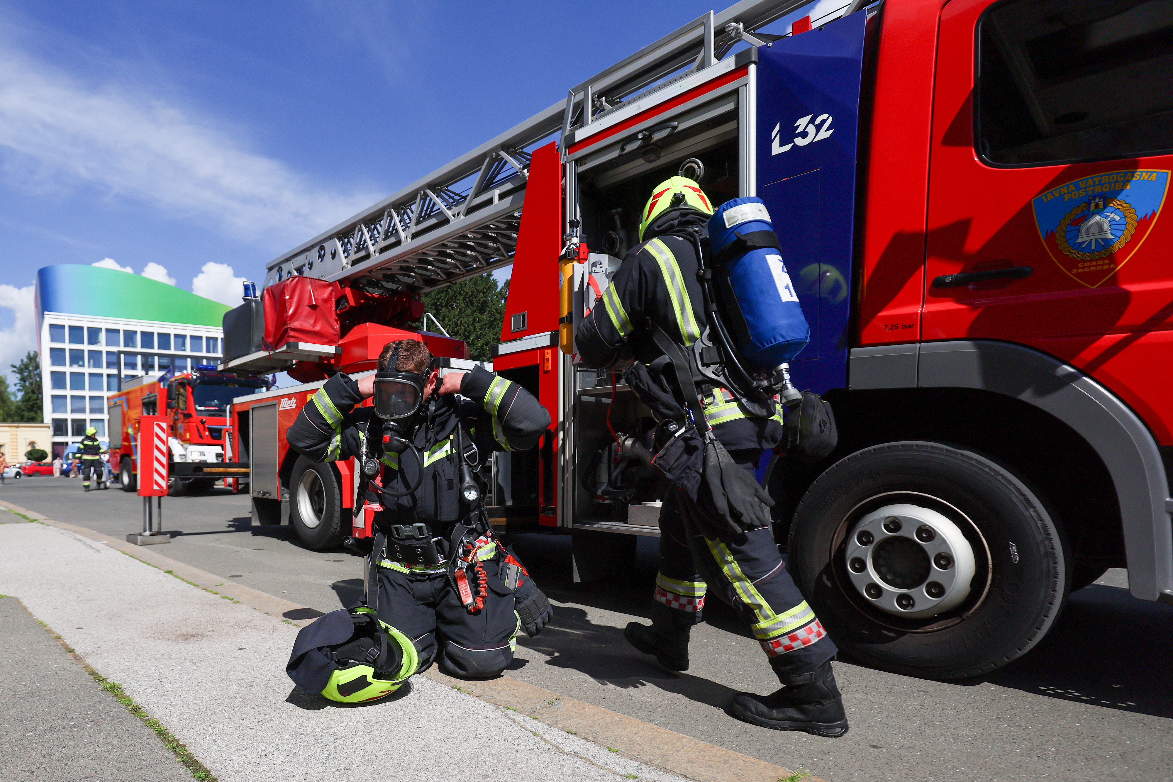 Zagreb: U Hrvatskom narodnom kazalištu održana vježba evakuacije i spašavanja
