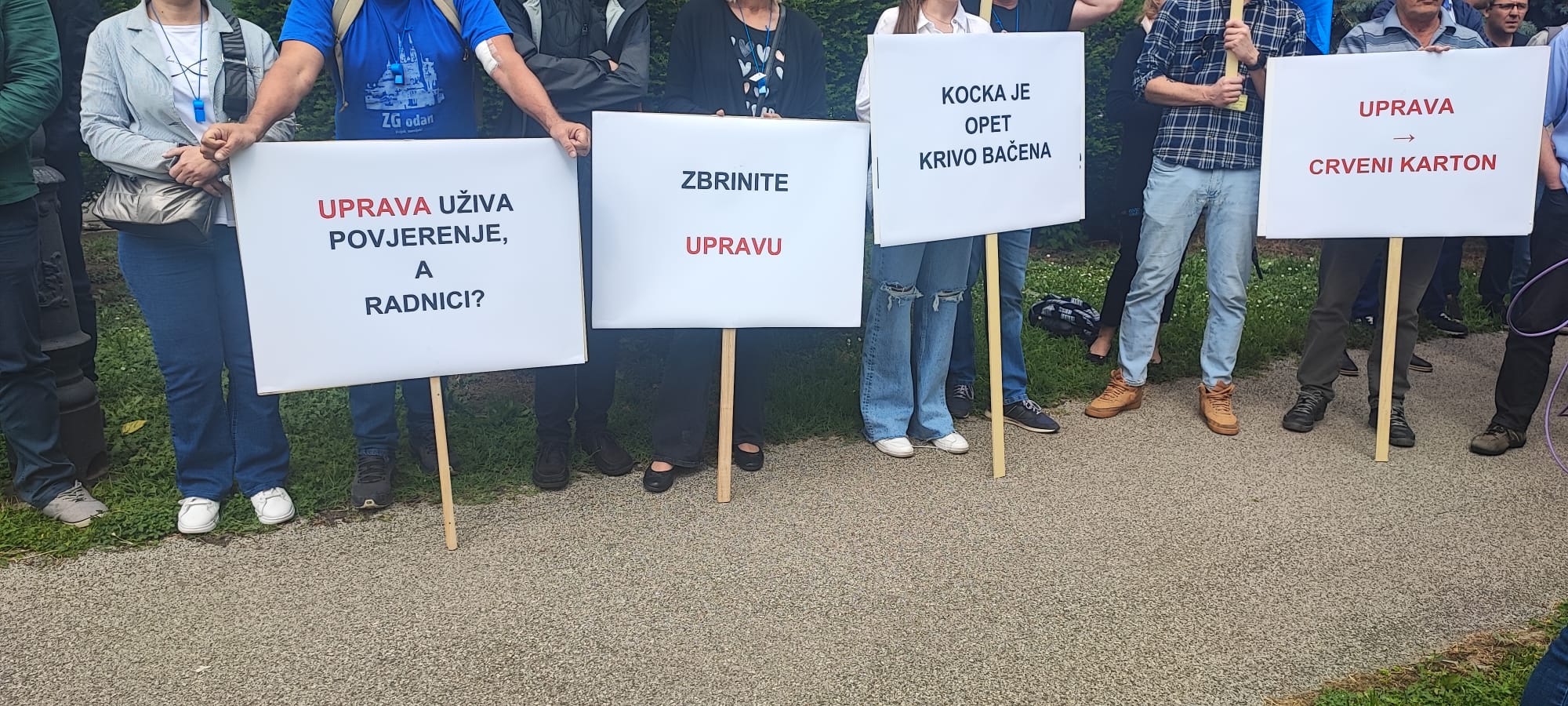 Gradska plinara Zagreb opskrba, prosvjed