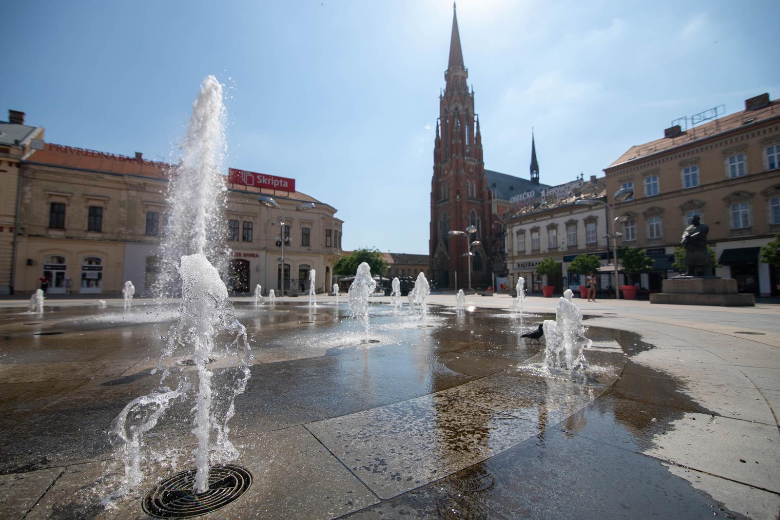 Toplinski val zahvatio Osijek i Slavoniju
