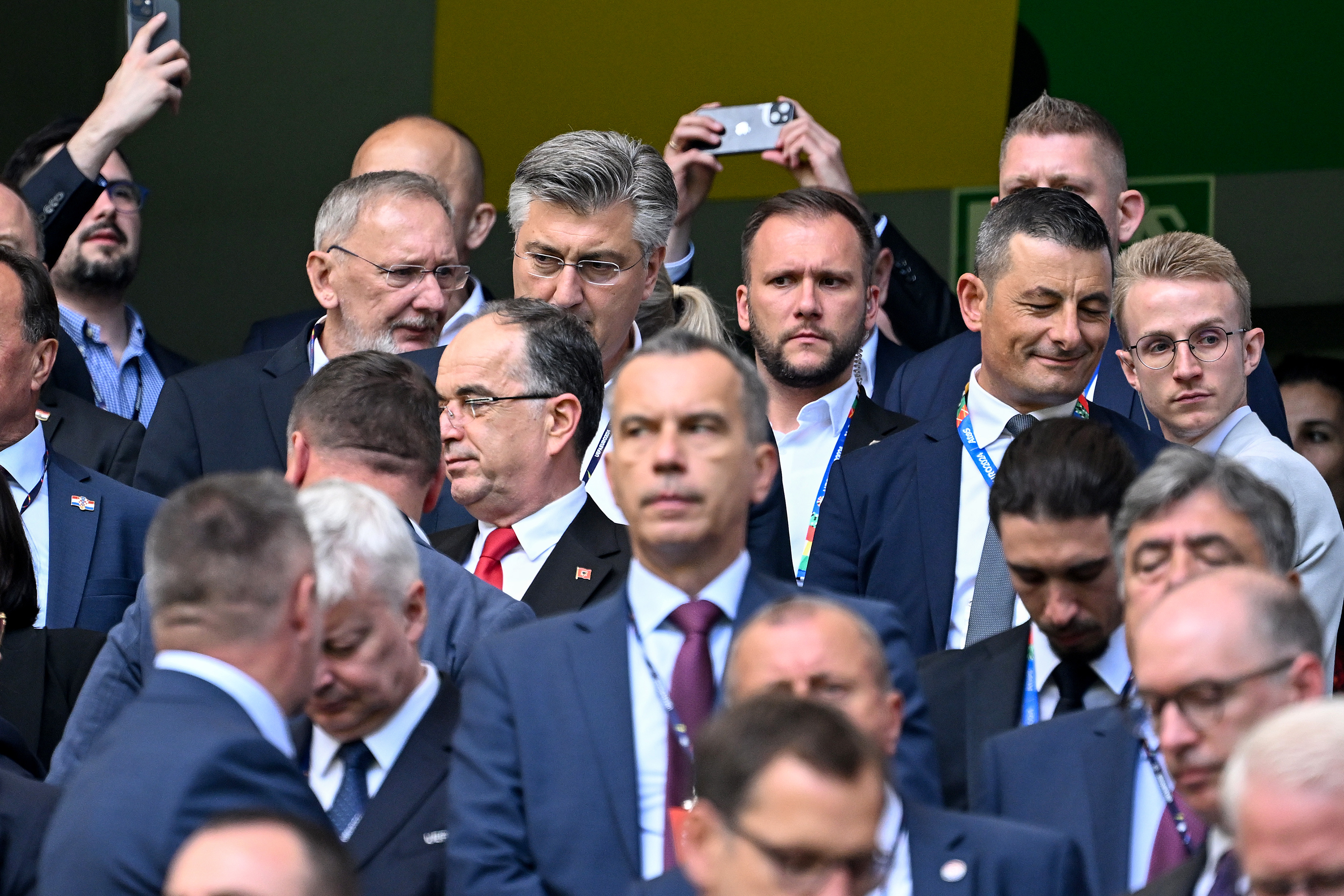 Hamburg: Premijer Plenković na  susretu  Hrvatske i Albanije u 2. kolu skupine B na Europskom prvenstvu