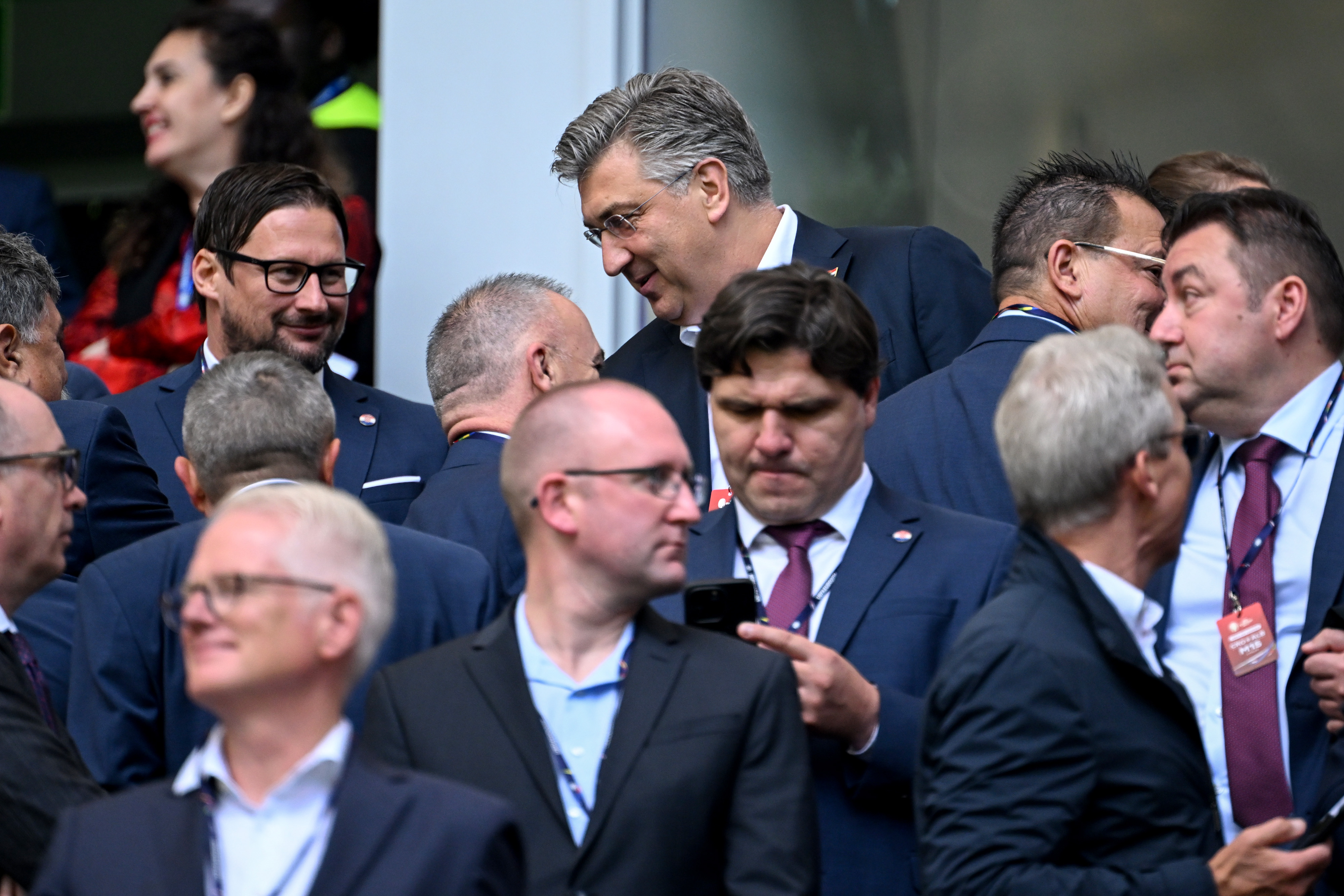 Hamburg: Premijer Plenković na susretu Hrvatske i Albanije u 2. kolu skupine B na Europskom prvenstvu