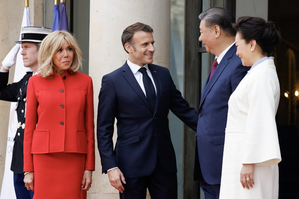emmanuel macron, xi jin ping, eu, kina, francuska