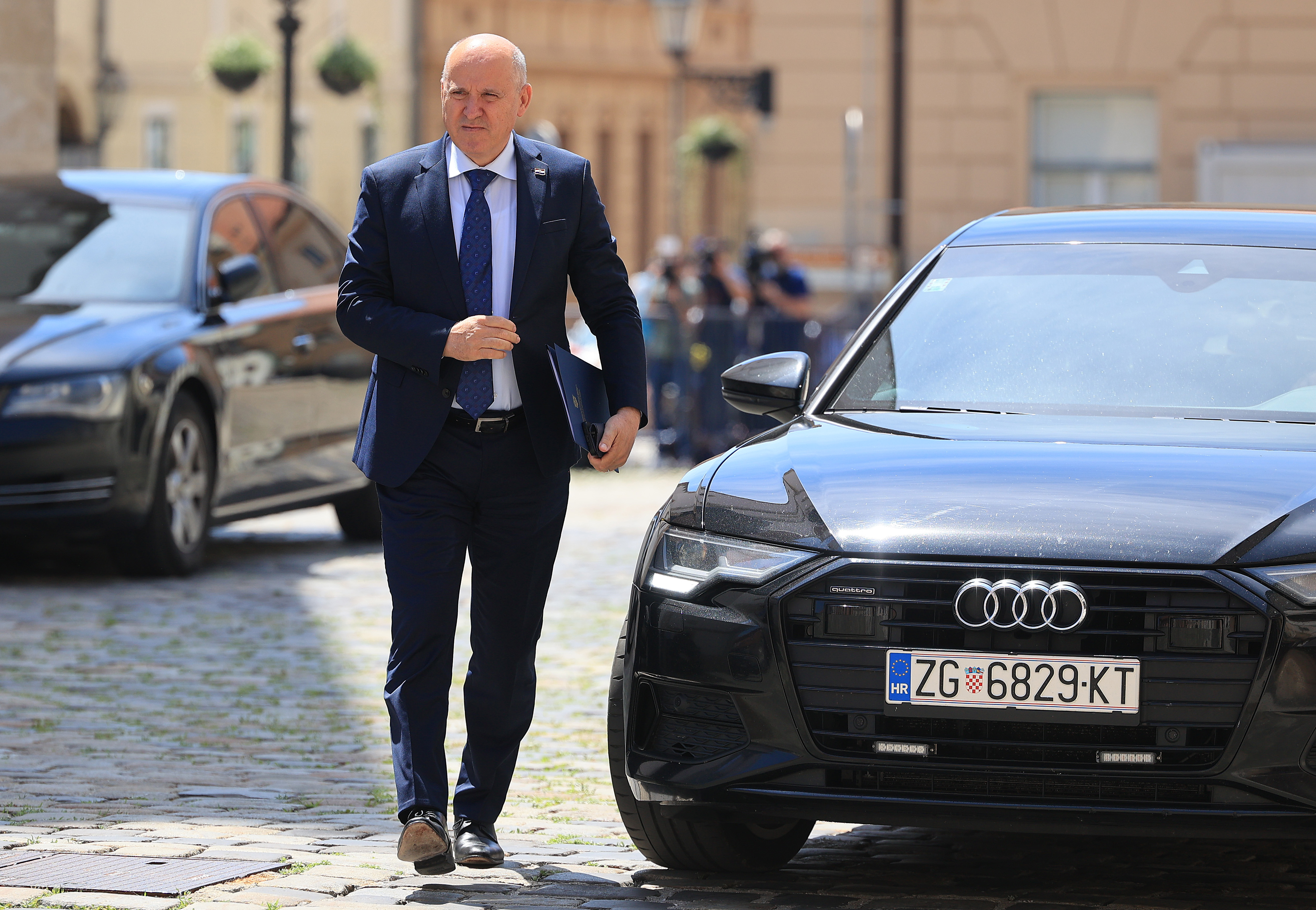 Zagreb: Dolazak partnera na koalicijski sastanak u Banske dvore