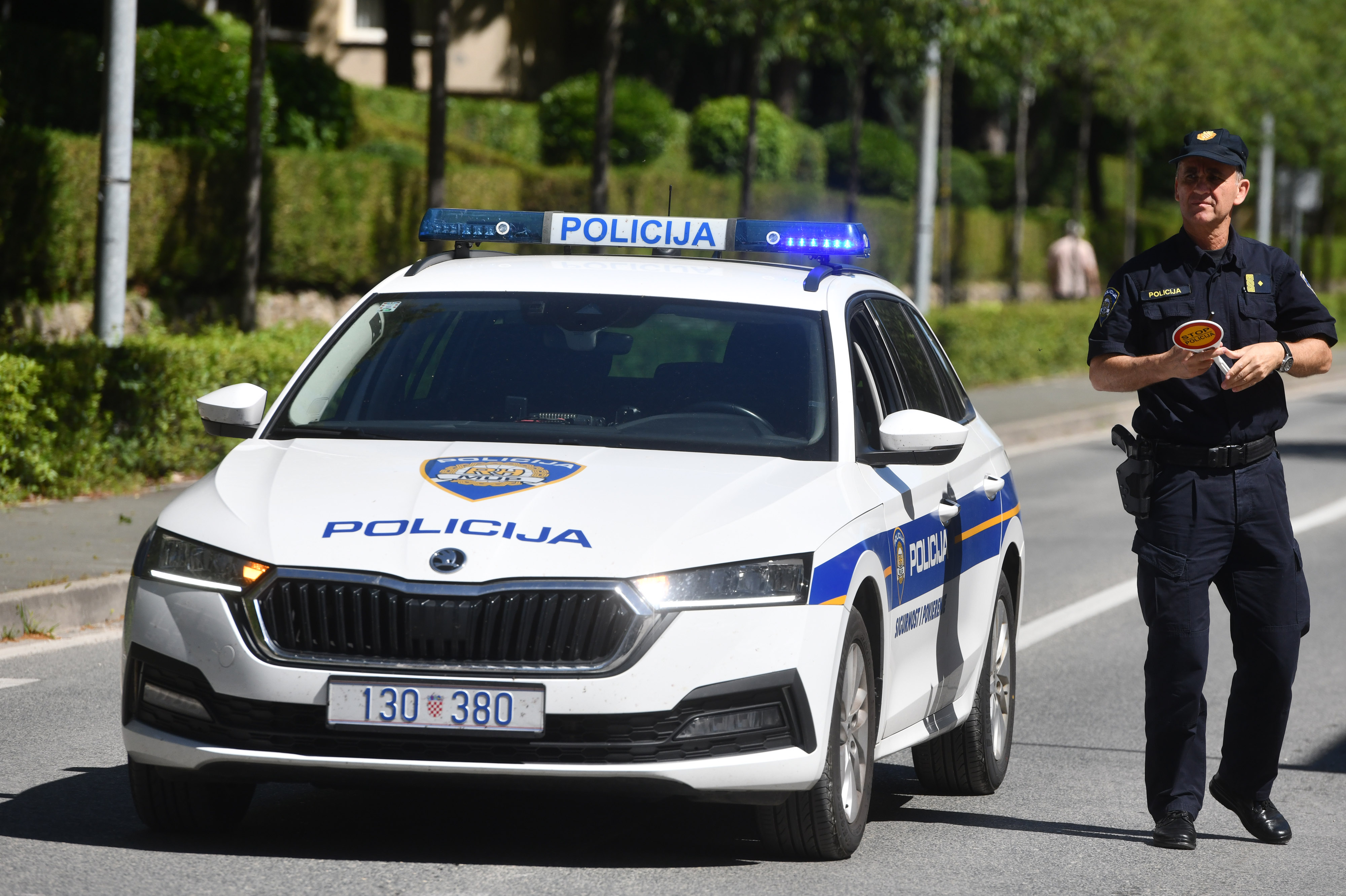 Knin: Prometna policija u osiguranju najavljenog okupljanja