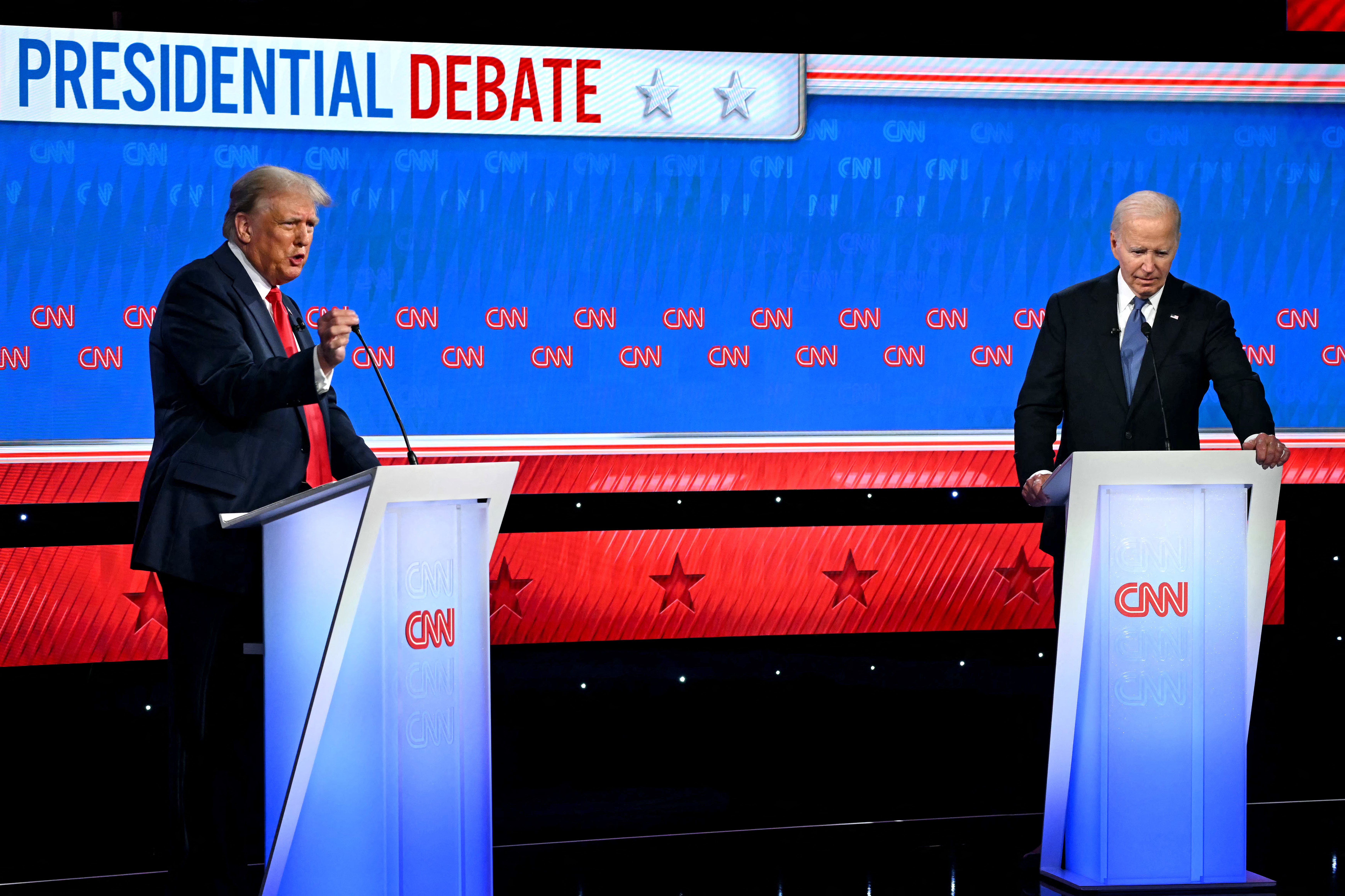 President Joe Biden and Donald Trump hold presidential debate on CNN