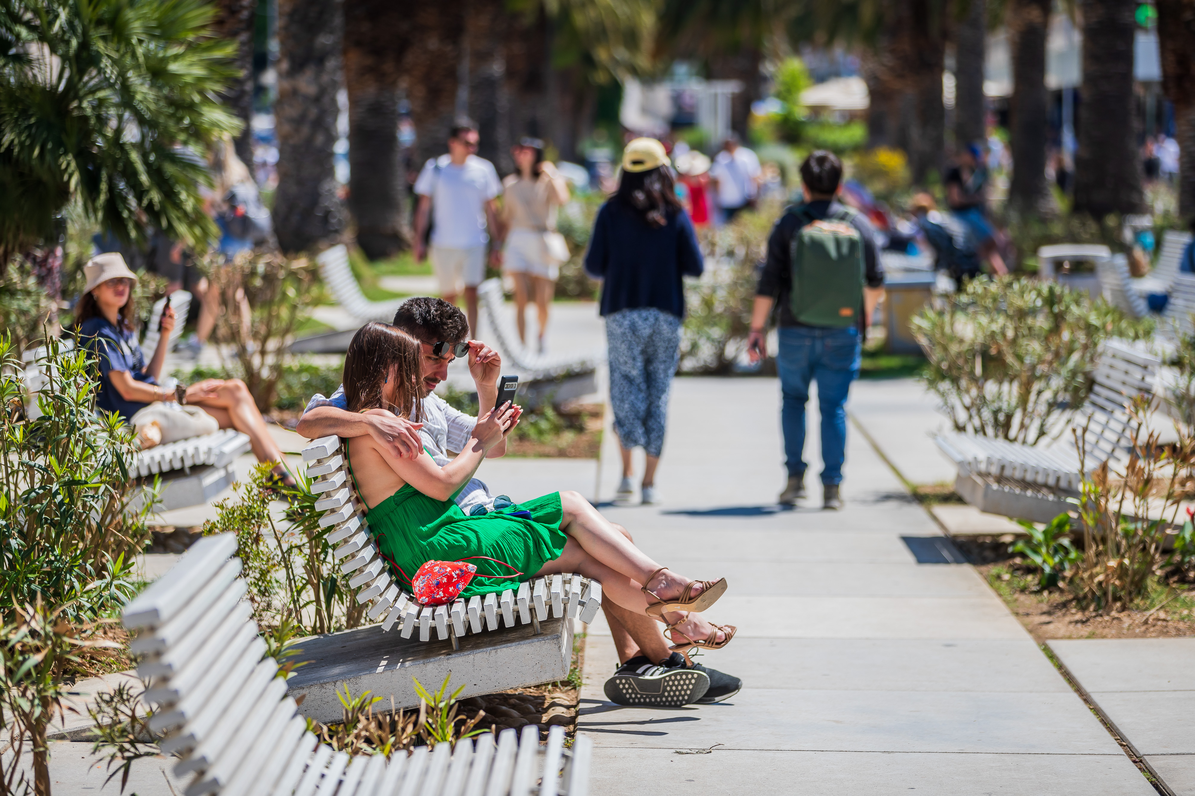 Sunčani dan na splitskoj Rivi