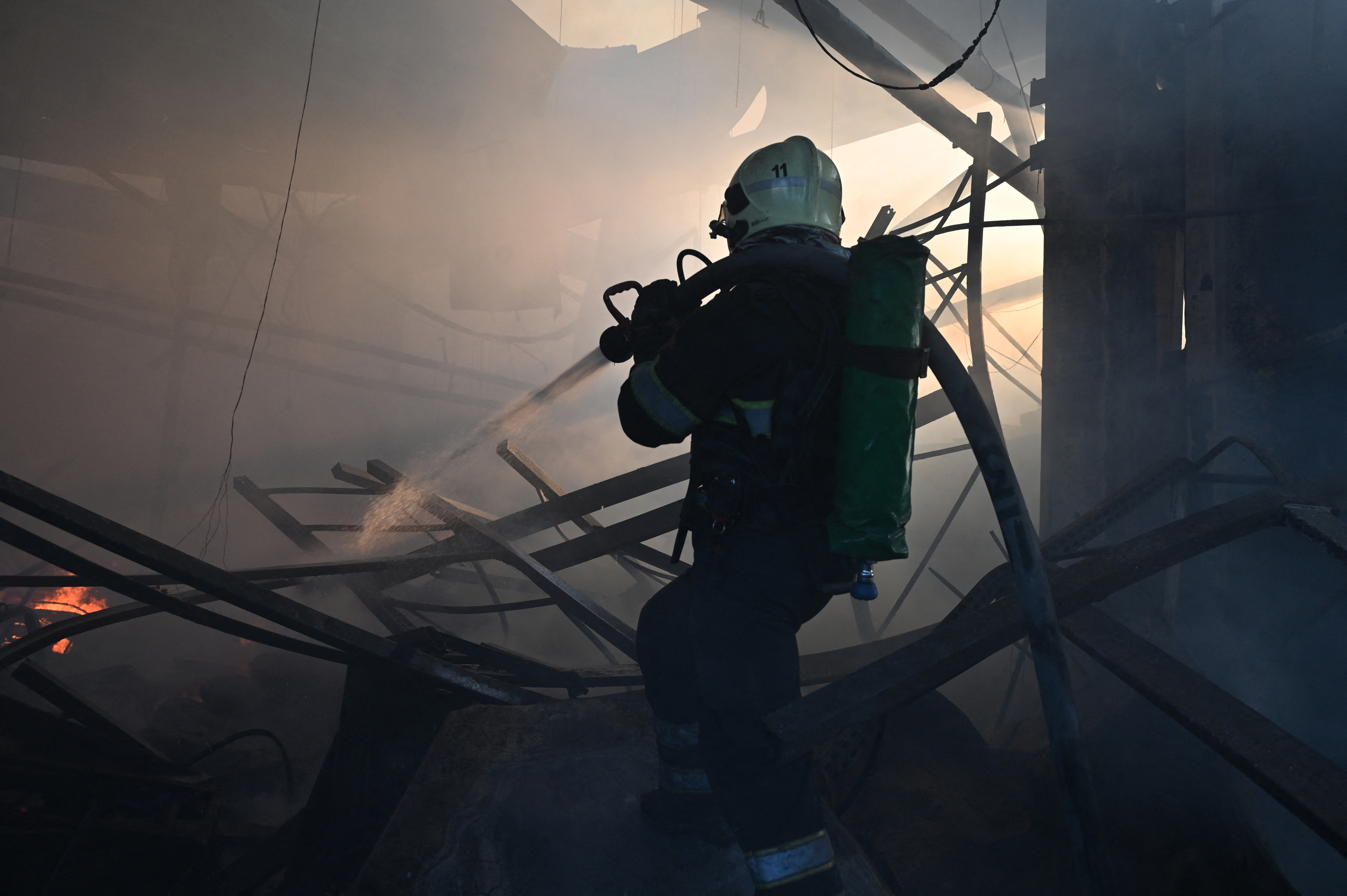 Ukrajina, Rusija, rat u Ukrajini, požar