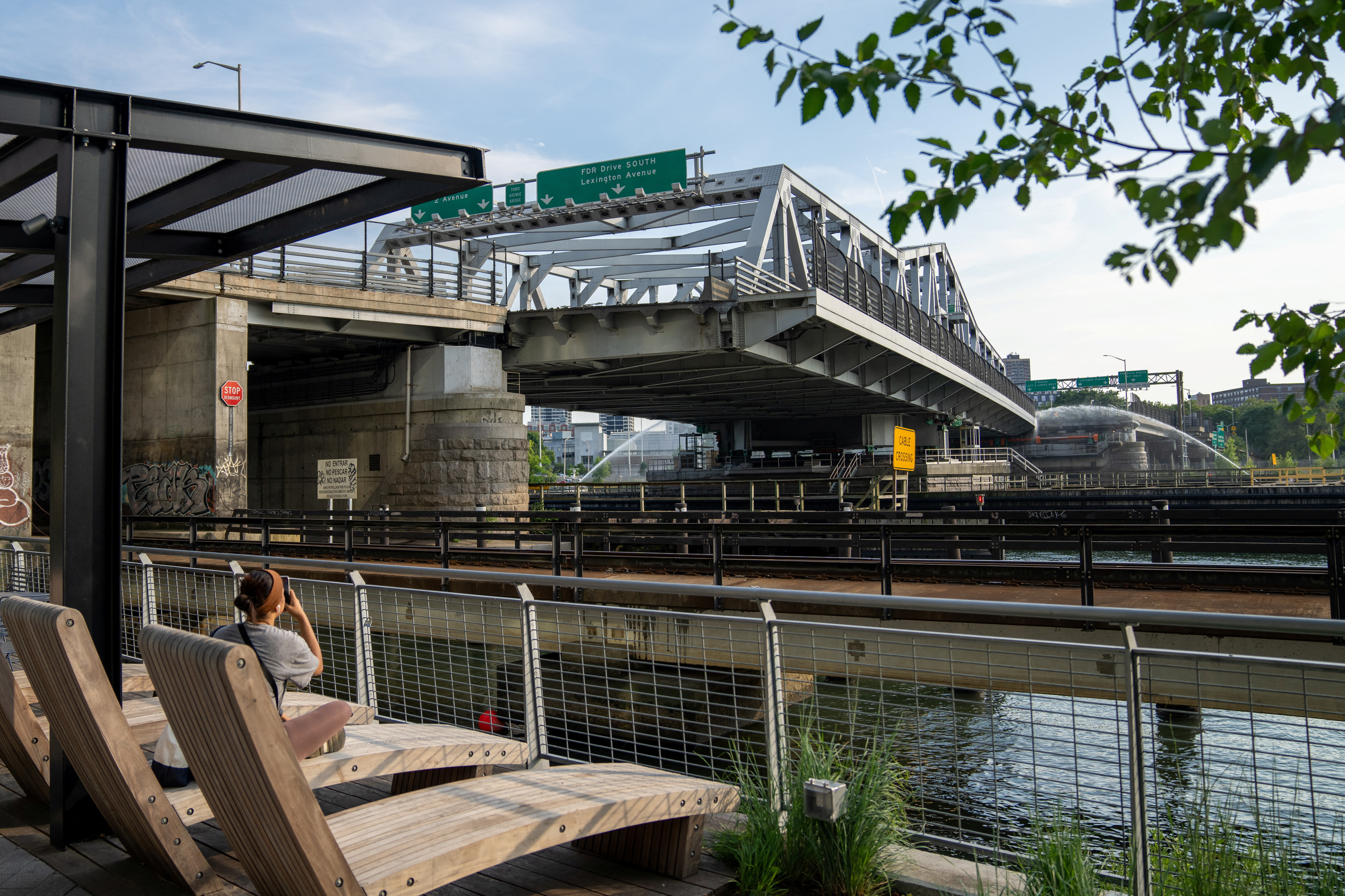 most, bronx, manhattan, promet, cesta, new york