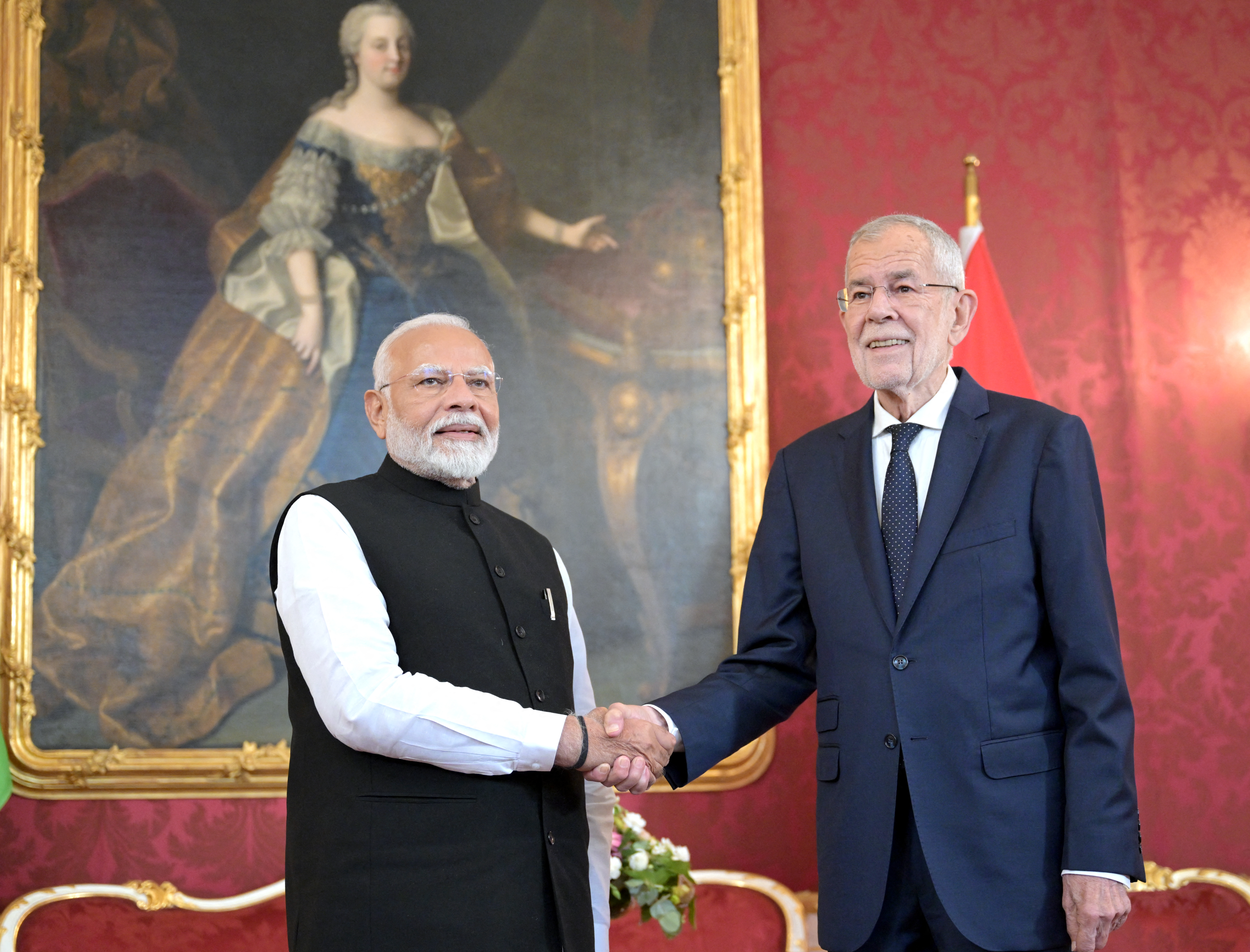 Narendra Modi, Alexander Van der Bellen