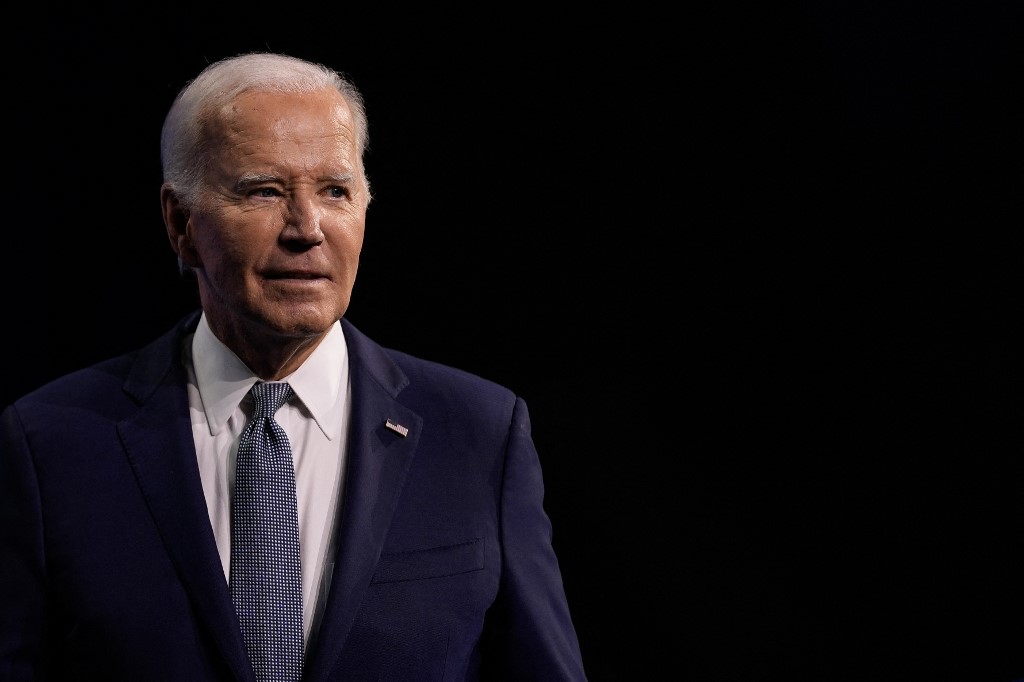 US President Joe Biden speaks during the 115th NAACP National Convention