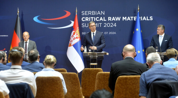 olaf scholz, aleksandar vučić