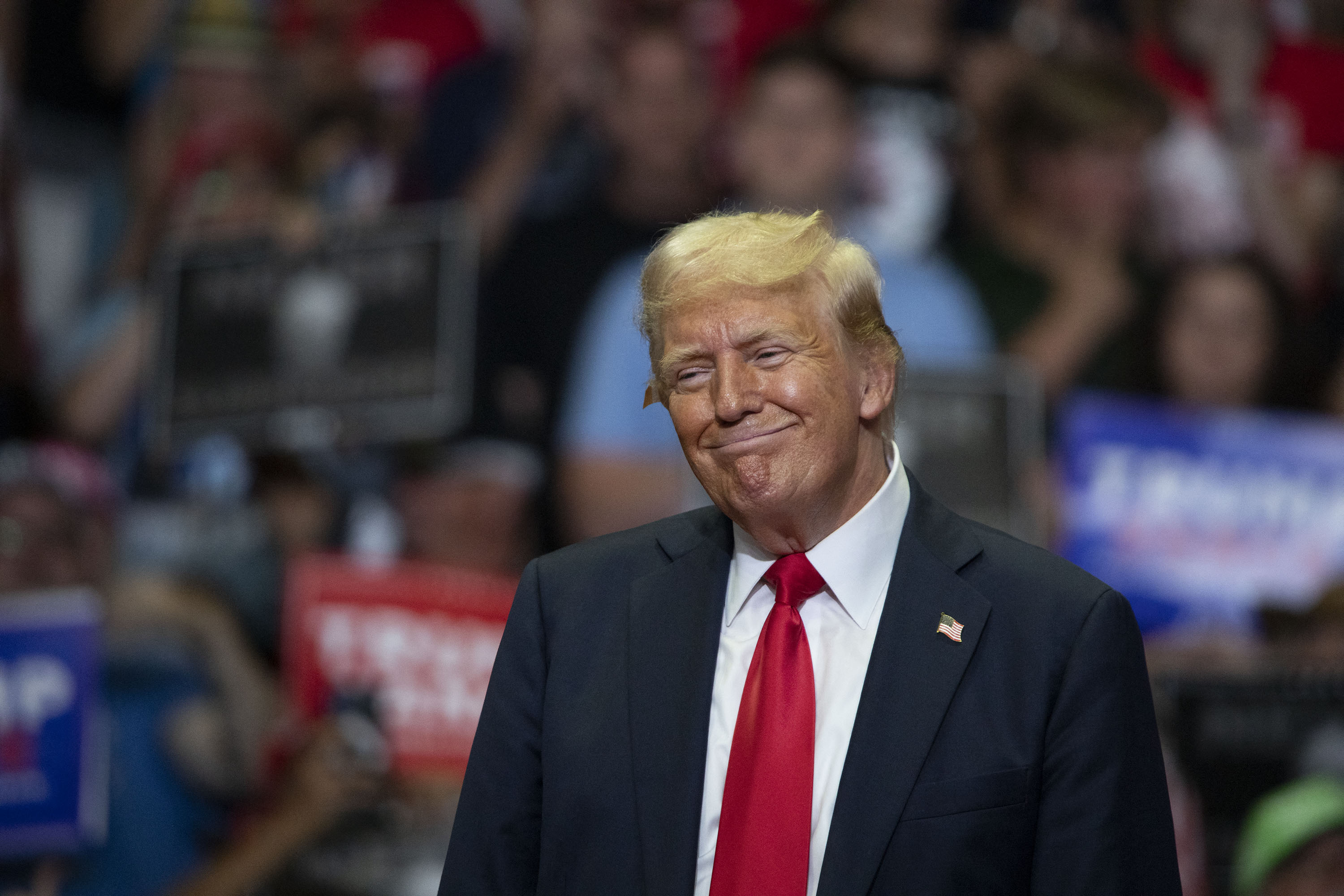 Donald Trump And J.D. Vance Hold First Joint Campaign Rally After The RNC