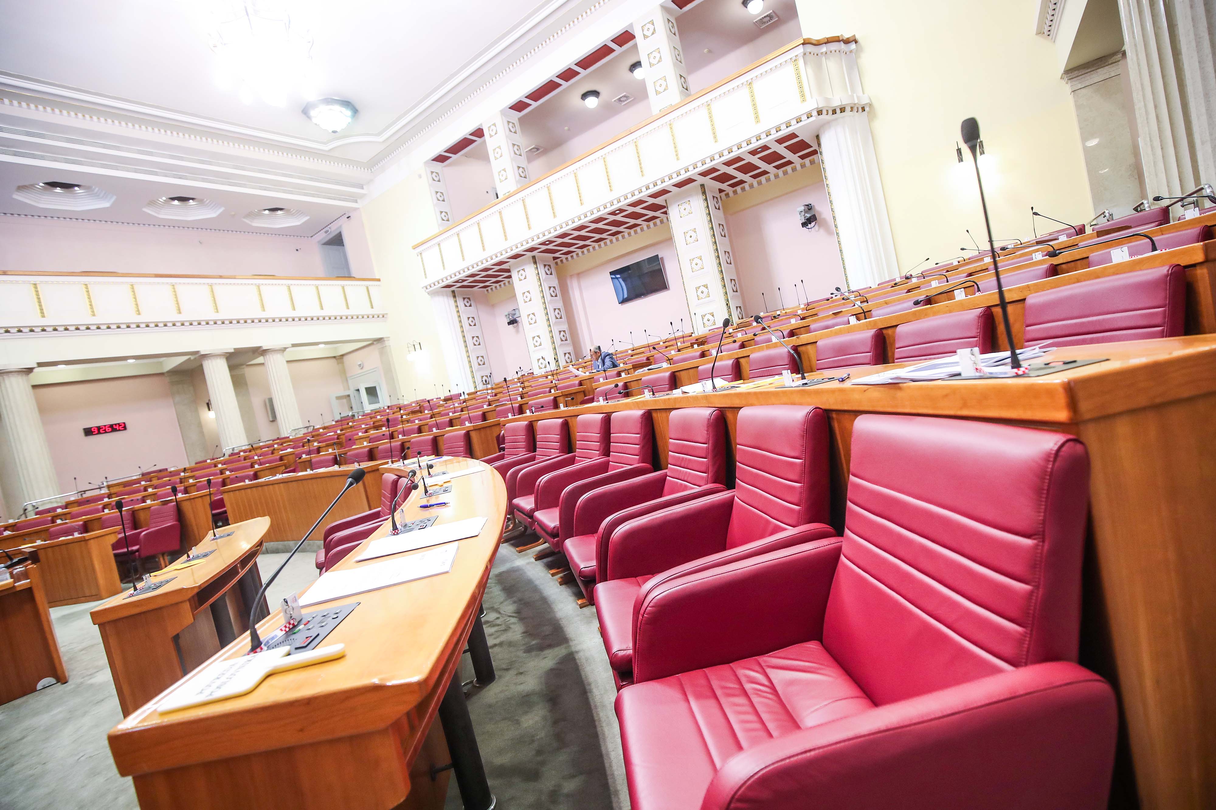 Zagreb: Prazan Sabor prije početka 2. sjednice