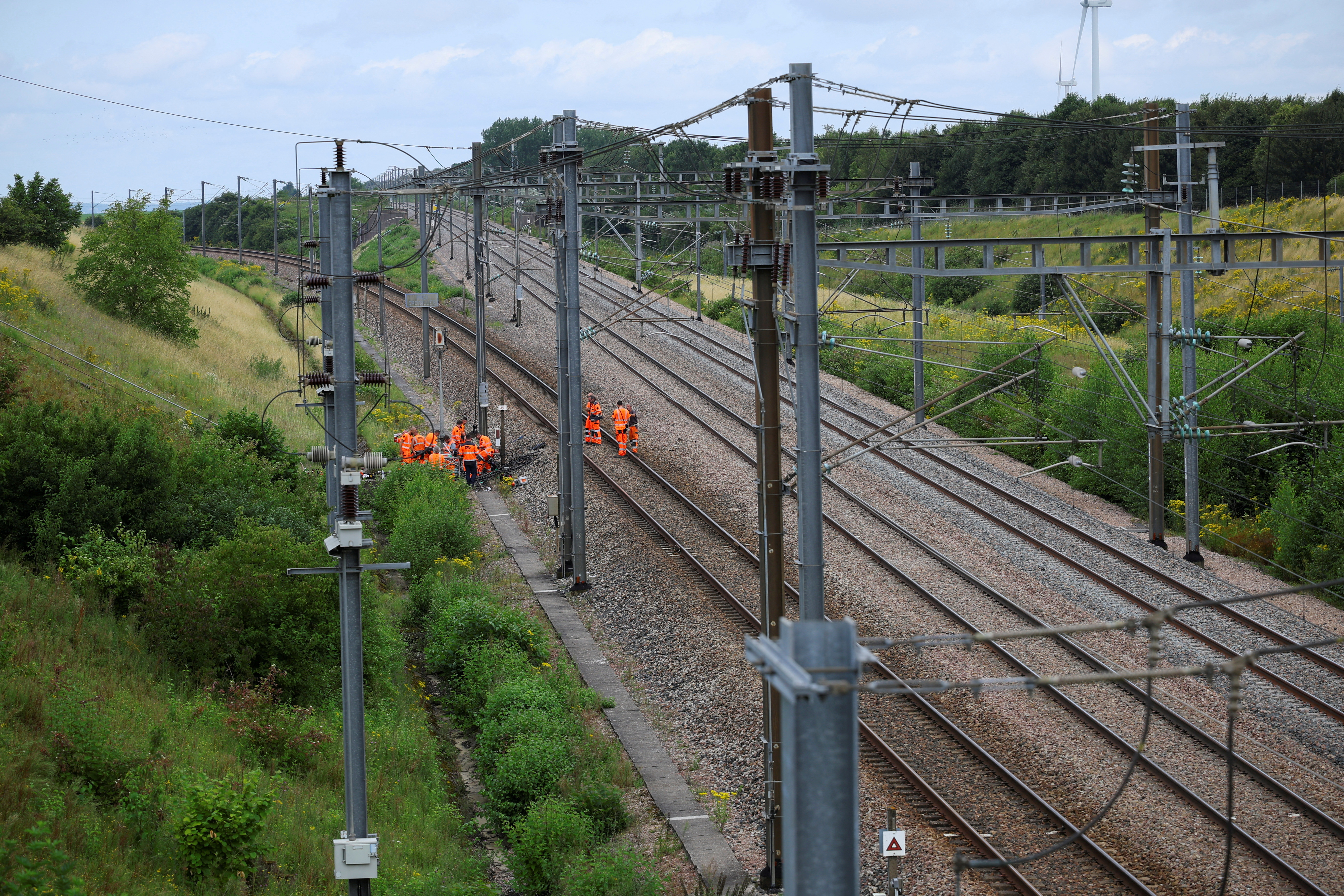 Arsonists attack French railways ahead of Paris 2024 Olympics opening ceremony