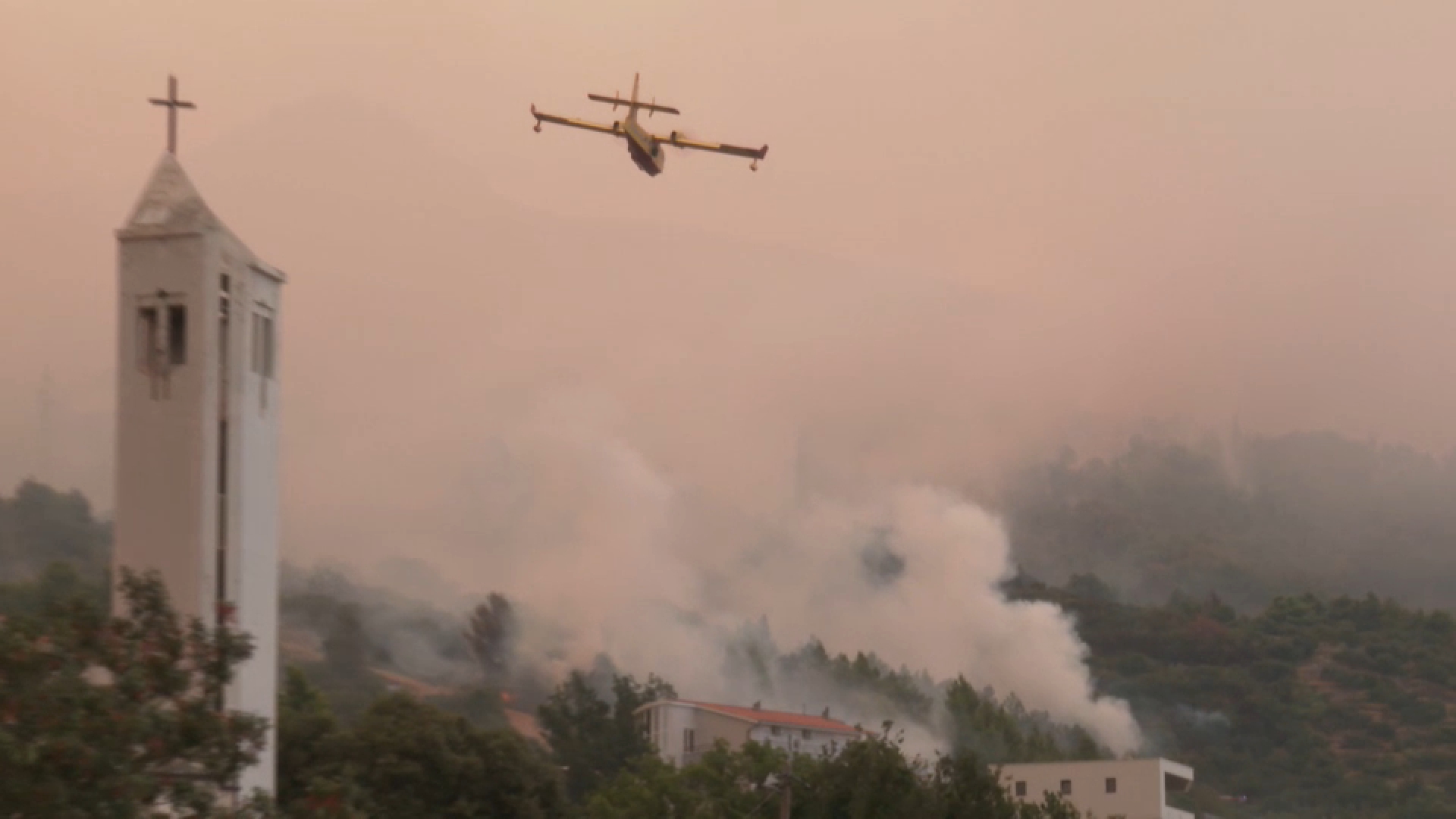 kanader, požar, vatra, gašenje