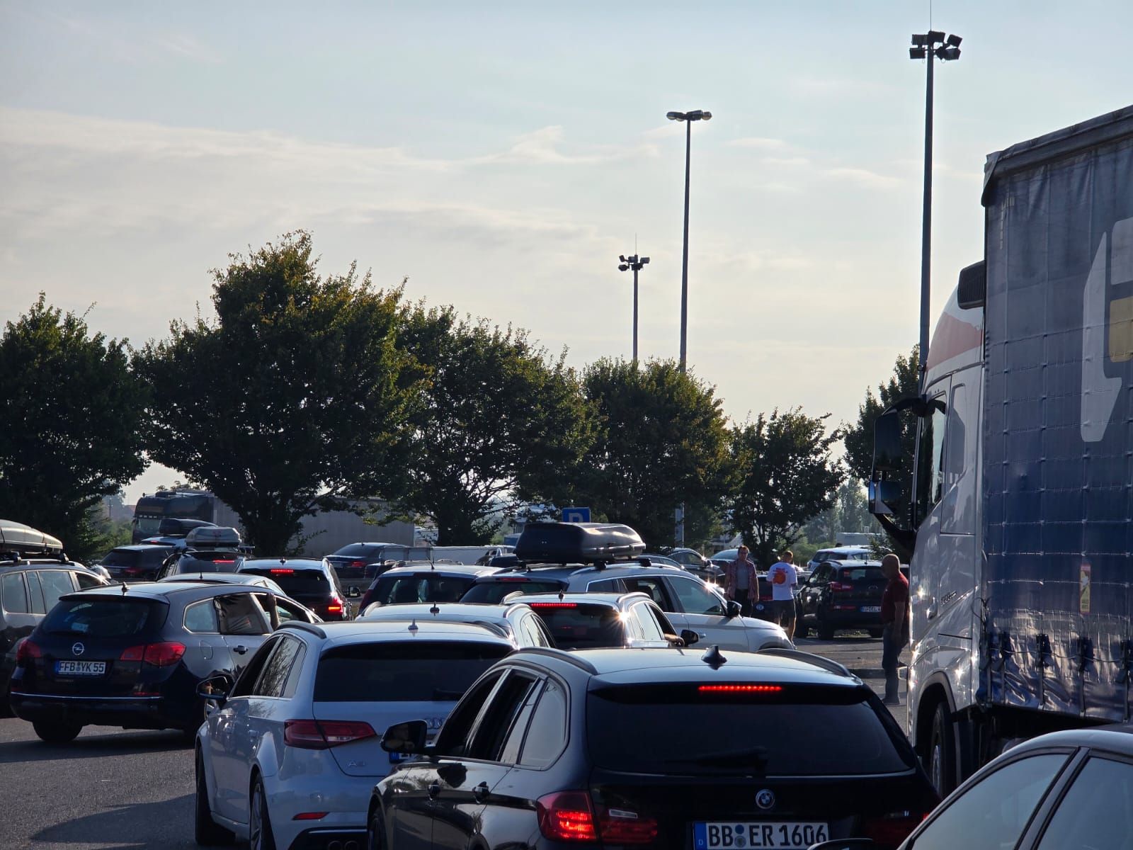 kolona, autocesta, gužva