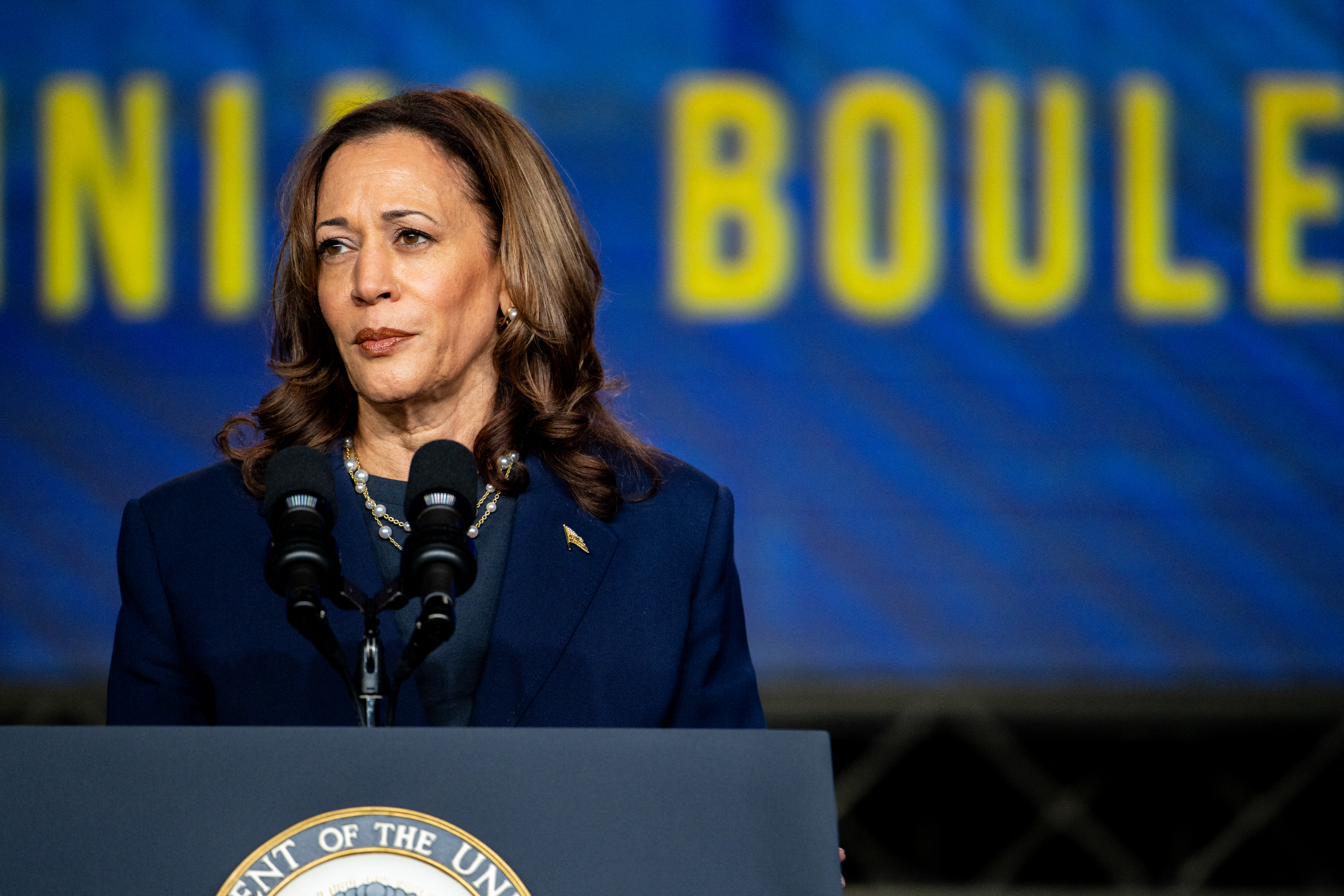 Vice President Kamala Harris Speaks At Sigma Gamma Rho Sorority's Boule In Houston